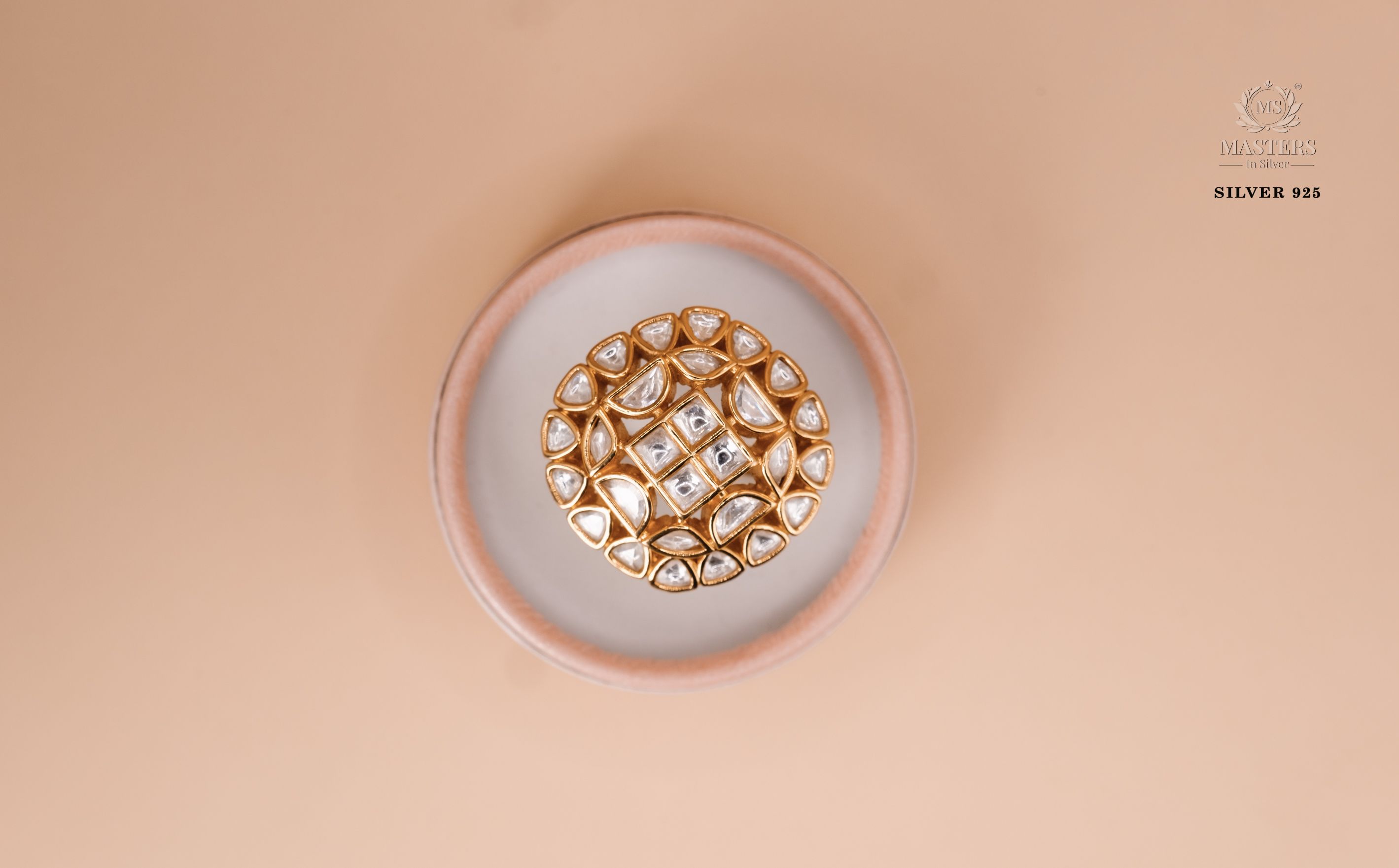 RINGS GOLD PLATED Kundan