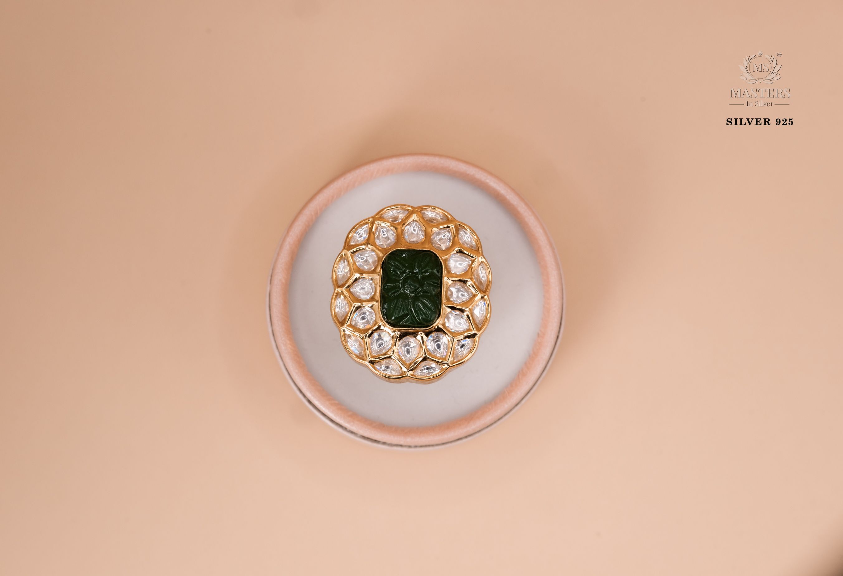 RINGS GOLD PLATED Kundan