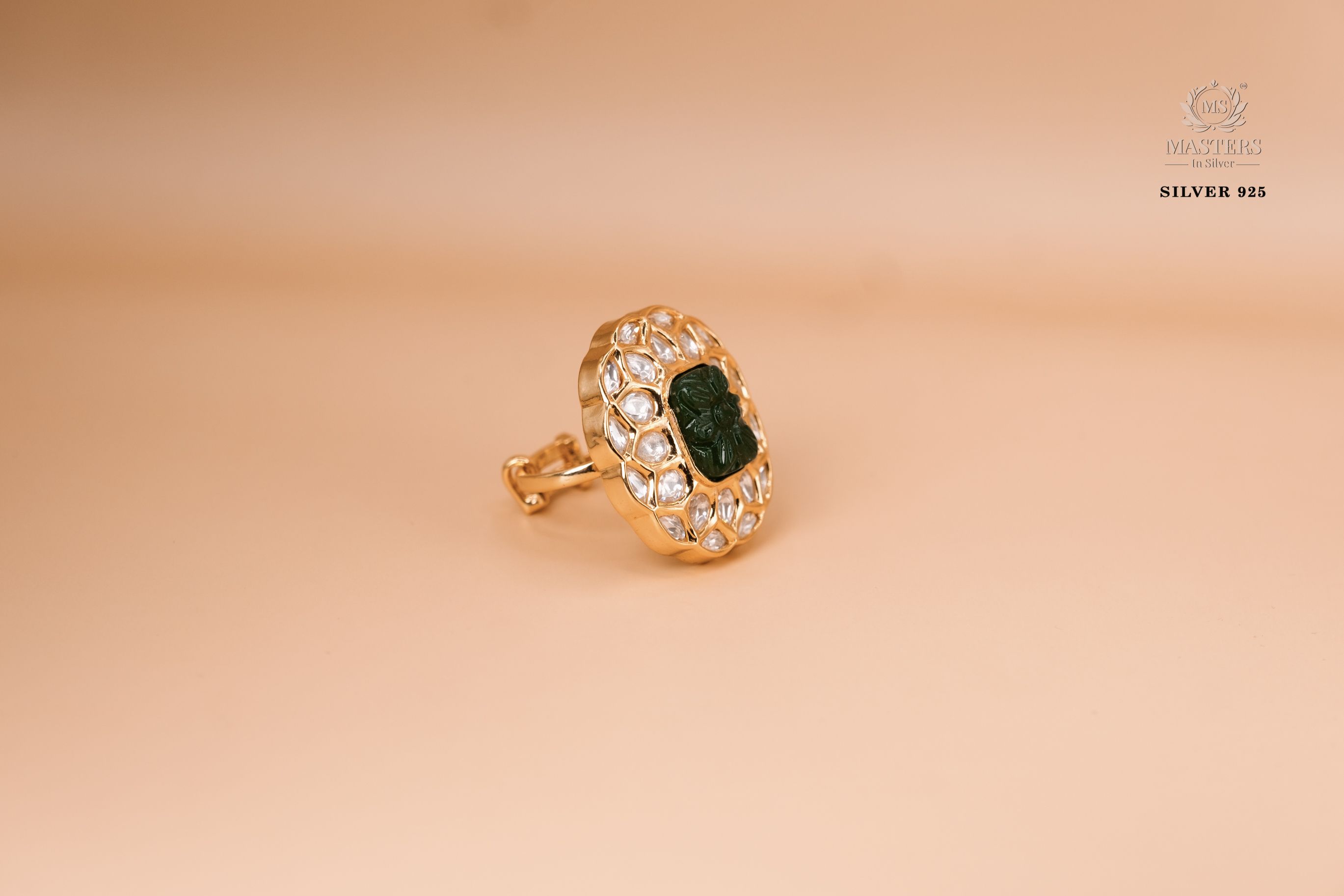 RINGS GOLD PLATED Kundan