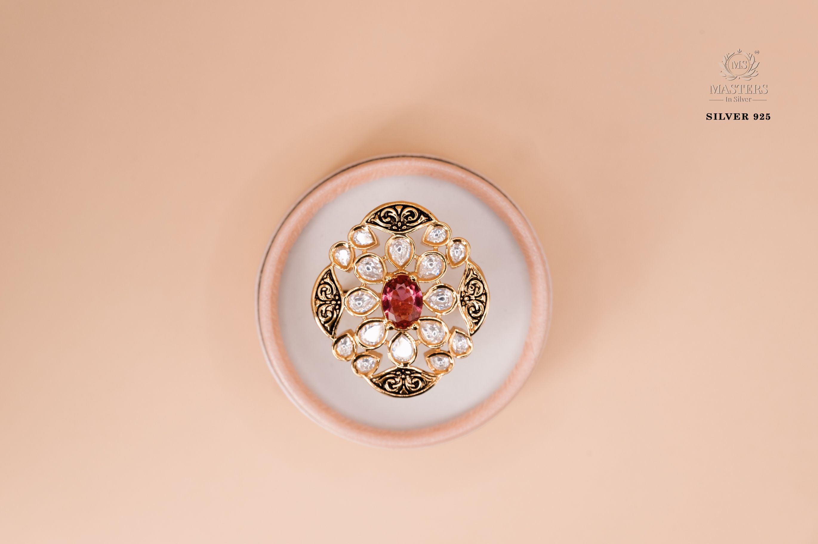 RINGS GOLD PLATED Kundan