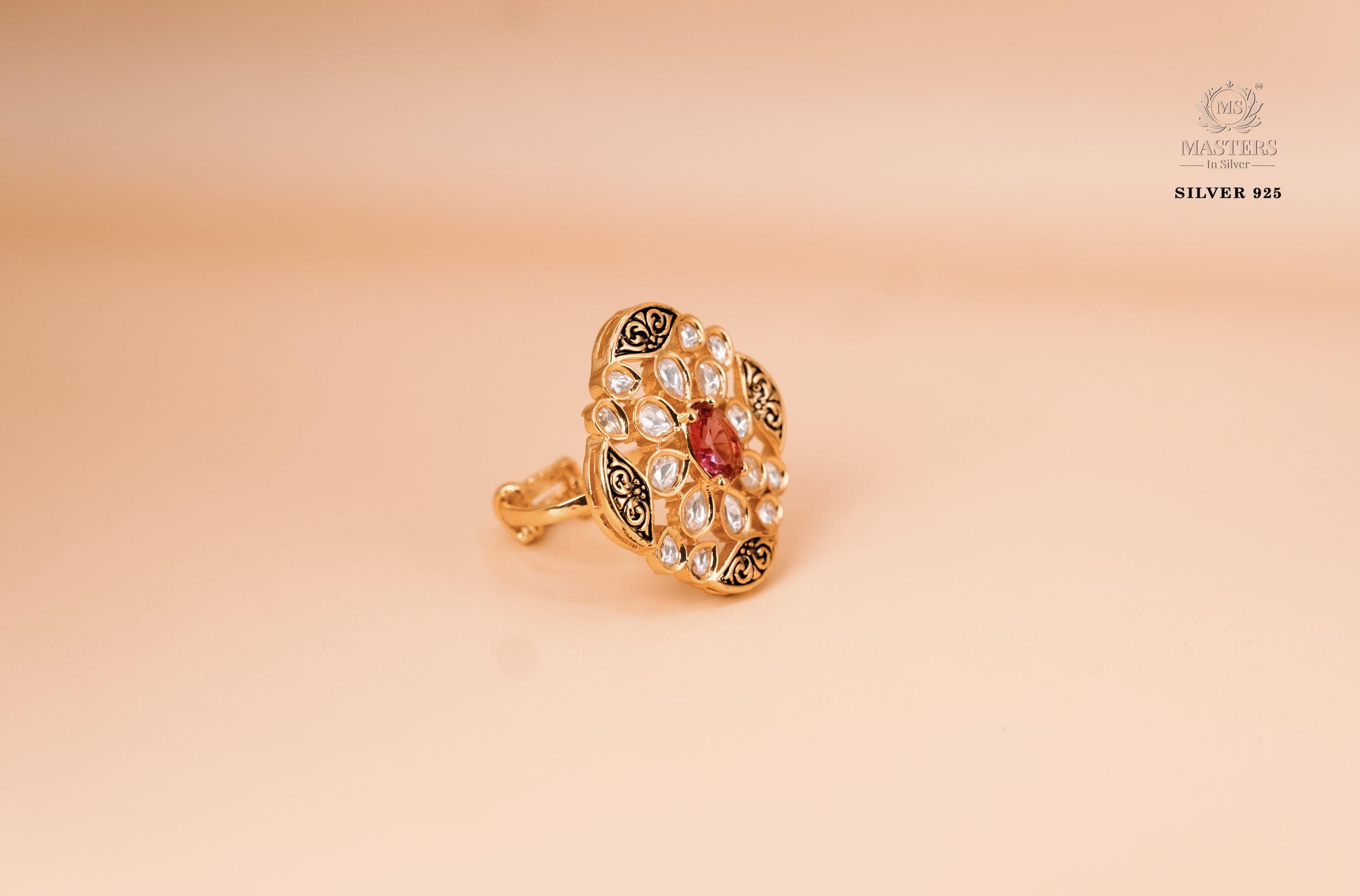 RINGS GOLD PLATED Kundan