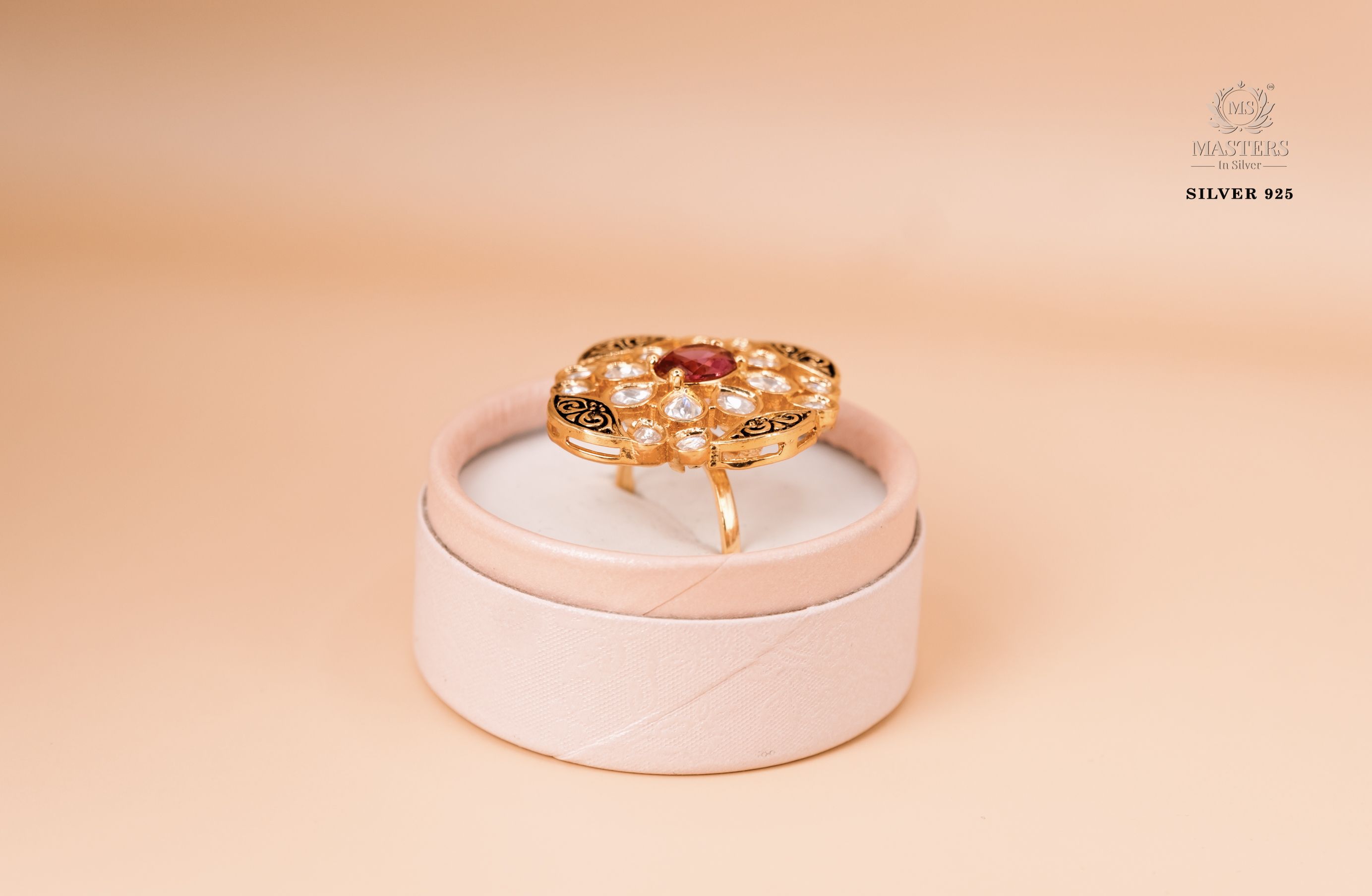 RINGS GOLD PLATED Kundan
