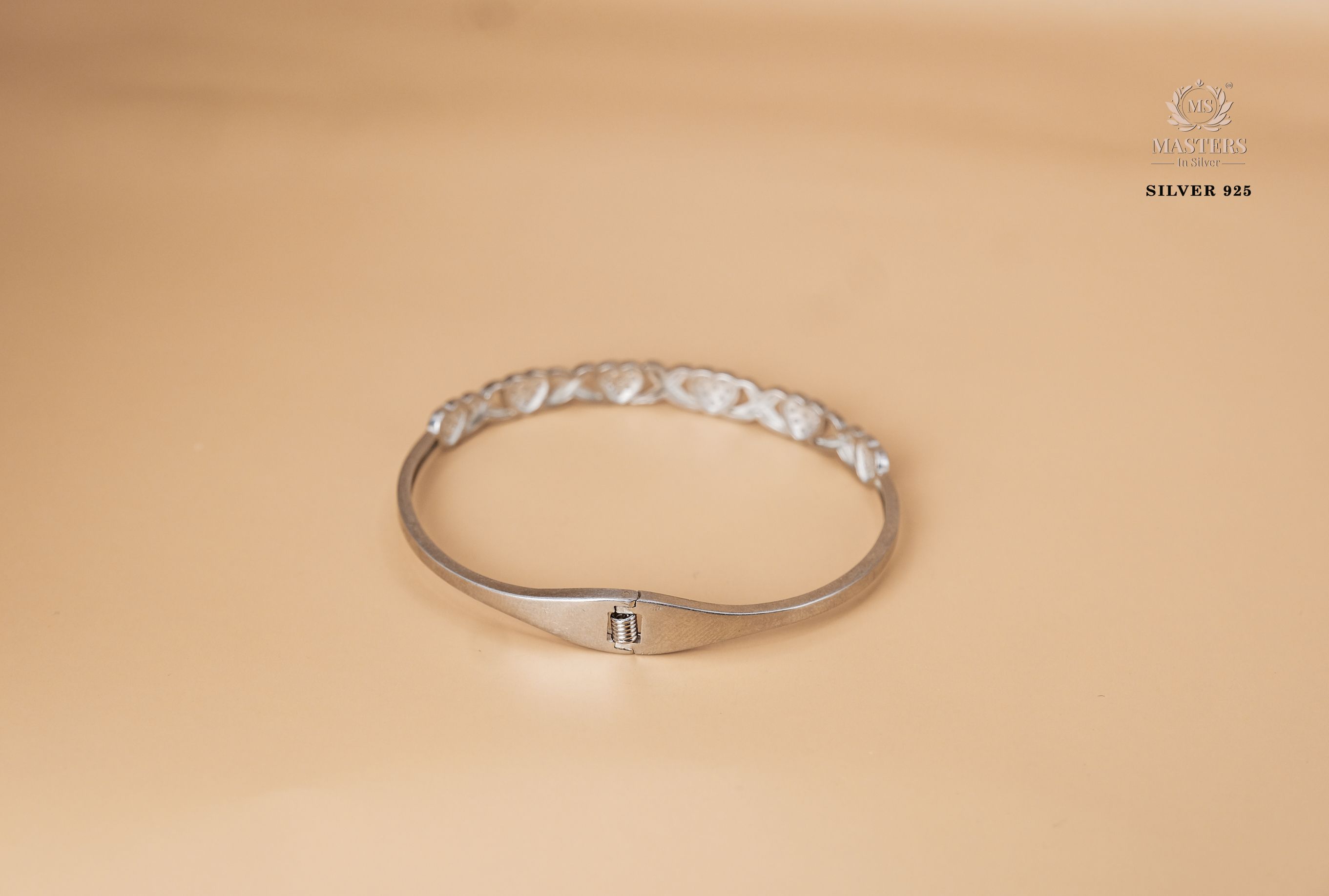 STERLING SLEEK DUAL LOCK SAFETY EQUIPPED ZIRCON STUDDED