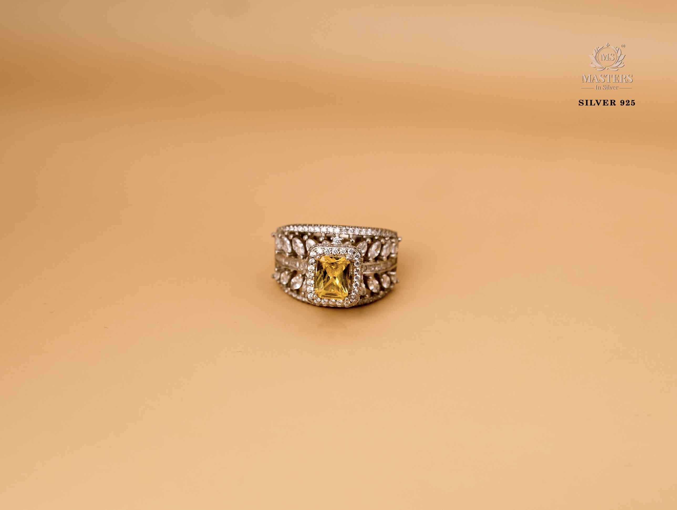ORIGINAL IMPORTED COCKTAIL SILVER 925 RING