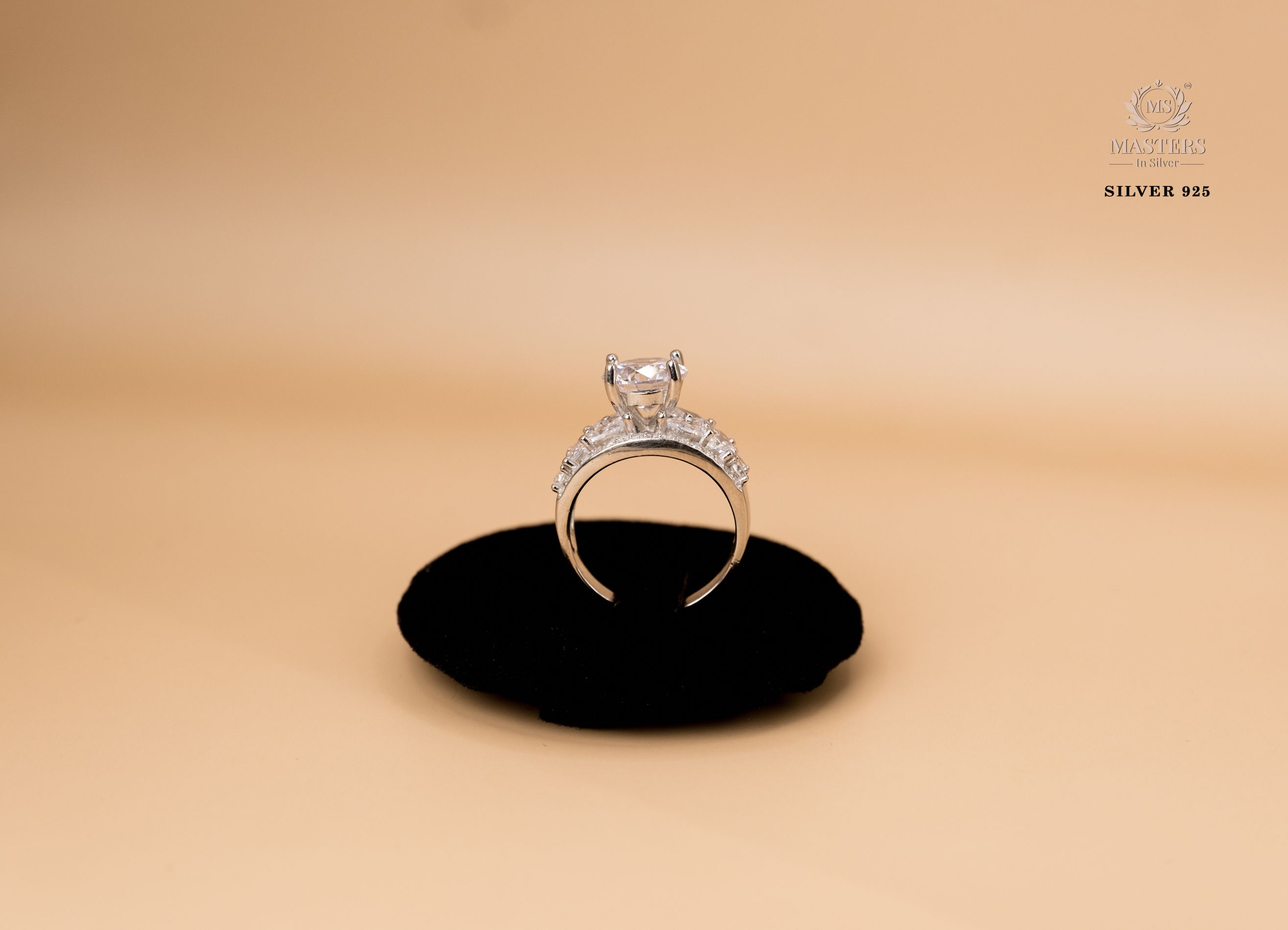 ORIGINAL IMPORTED COCKTAIL SILVER 925 RING