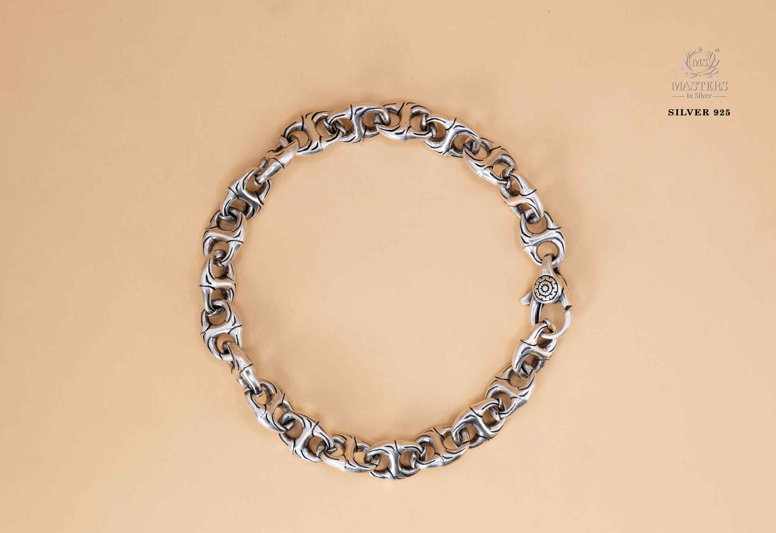 BRACELET ORIGINAL IMPORTED OXIDISED SILVER
