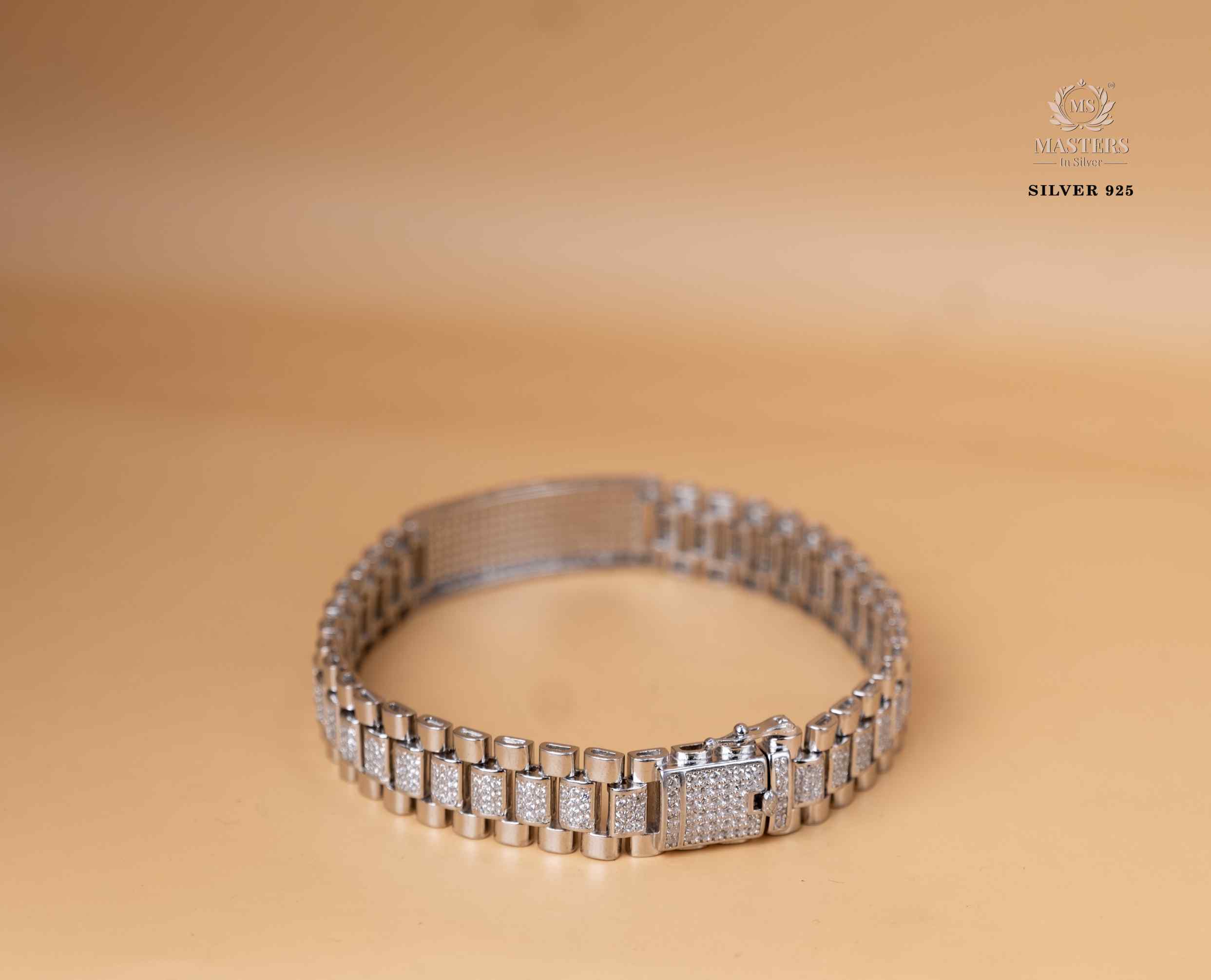 GENTS BRACELET ORIGINAL IMPORTED STERLING SILVER