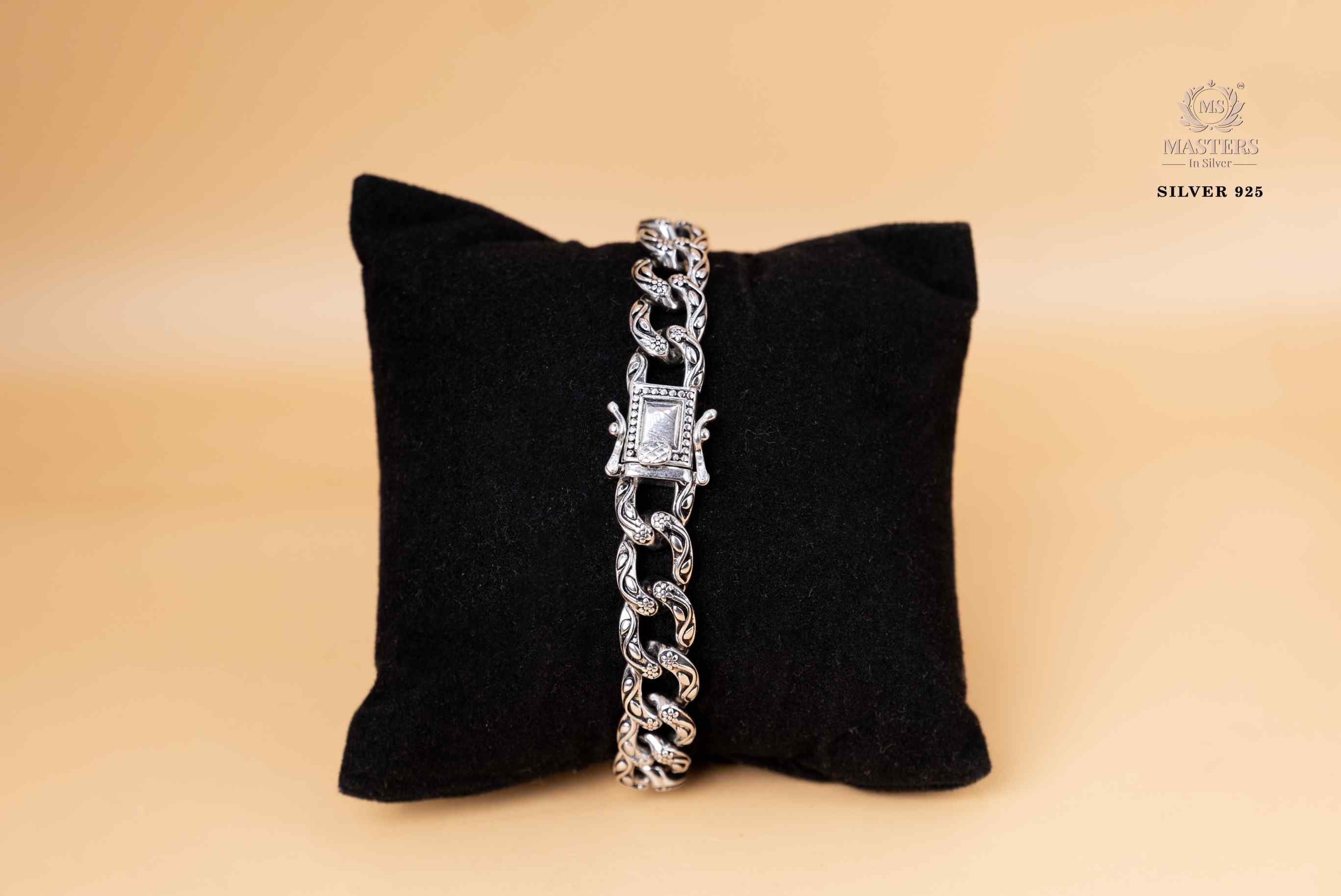 GENTS BRACELET ORIGINAL IMPORTED OXIDISED STERLING SILVER
