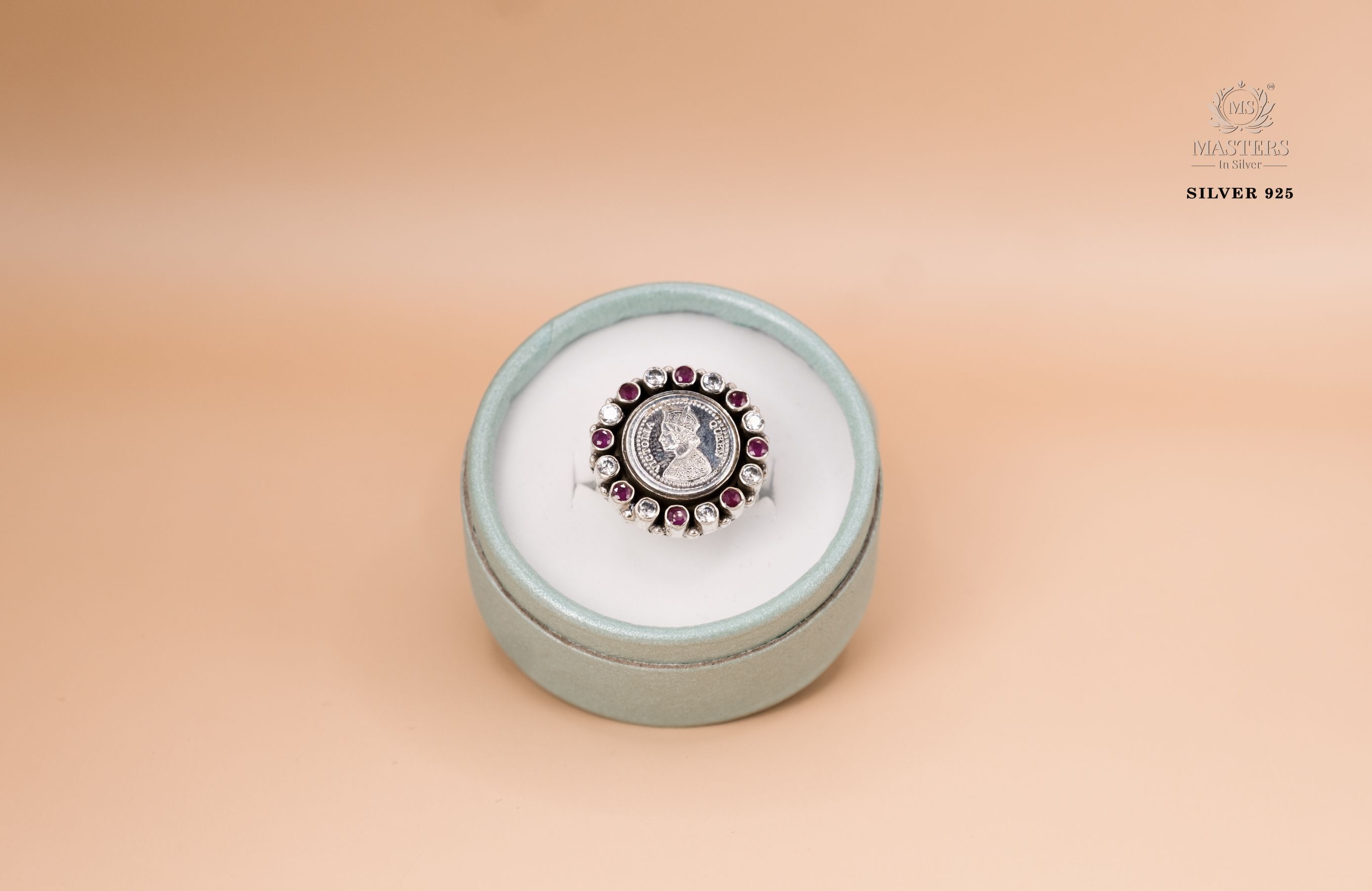 RINGS OXIDISED ( victoria ) CUT-STONES