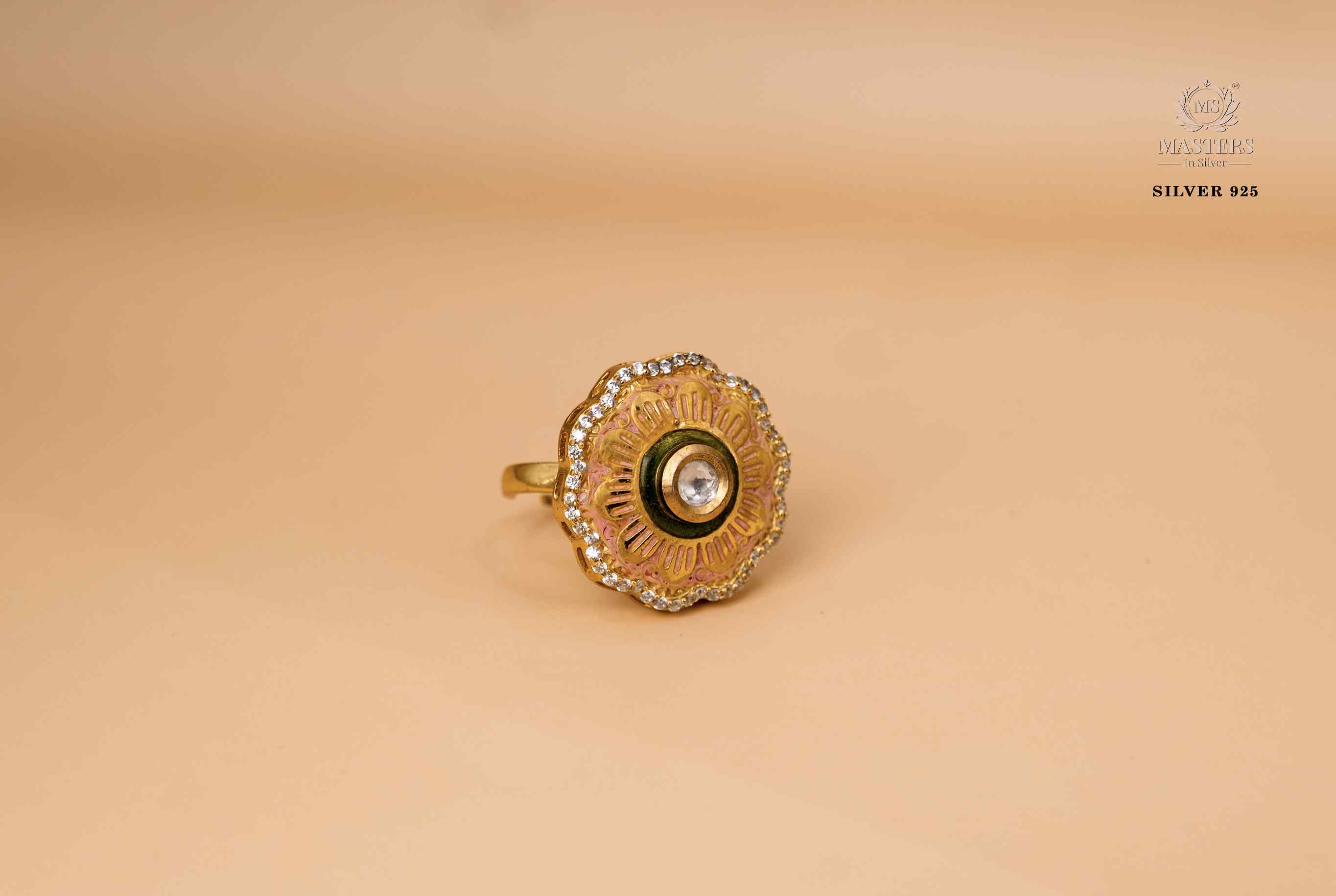 RINGS GOLD PLATED Kundan