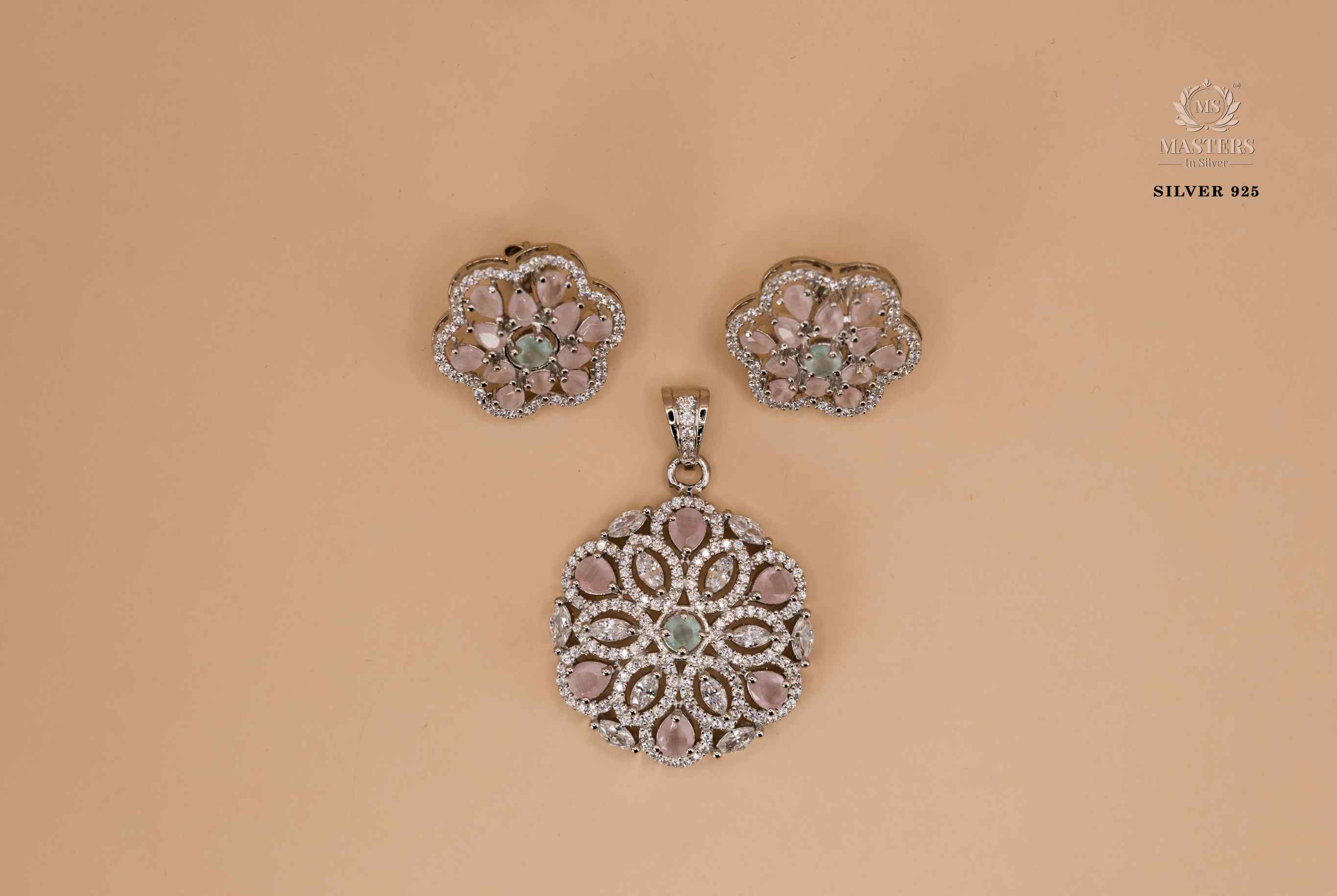 PENDANT SETS, DIAMOND LOOKS, PARTY WEAR, ORIGINAL IMPORTED 🎁