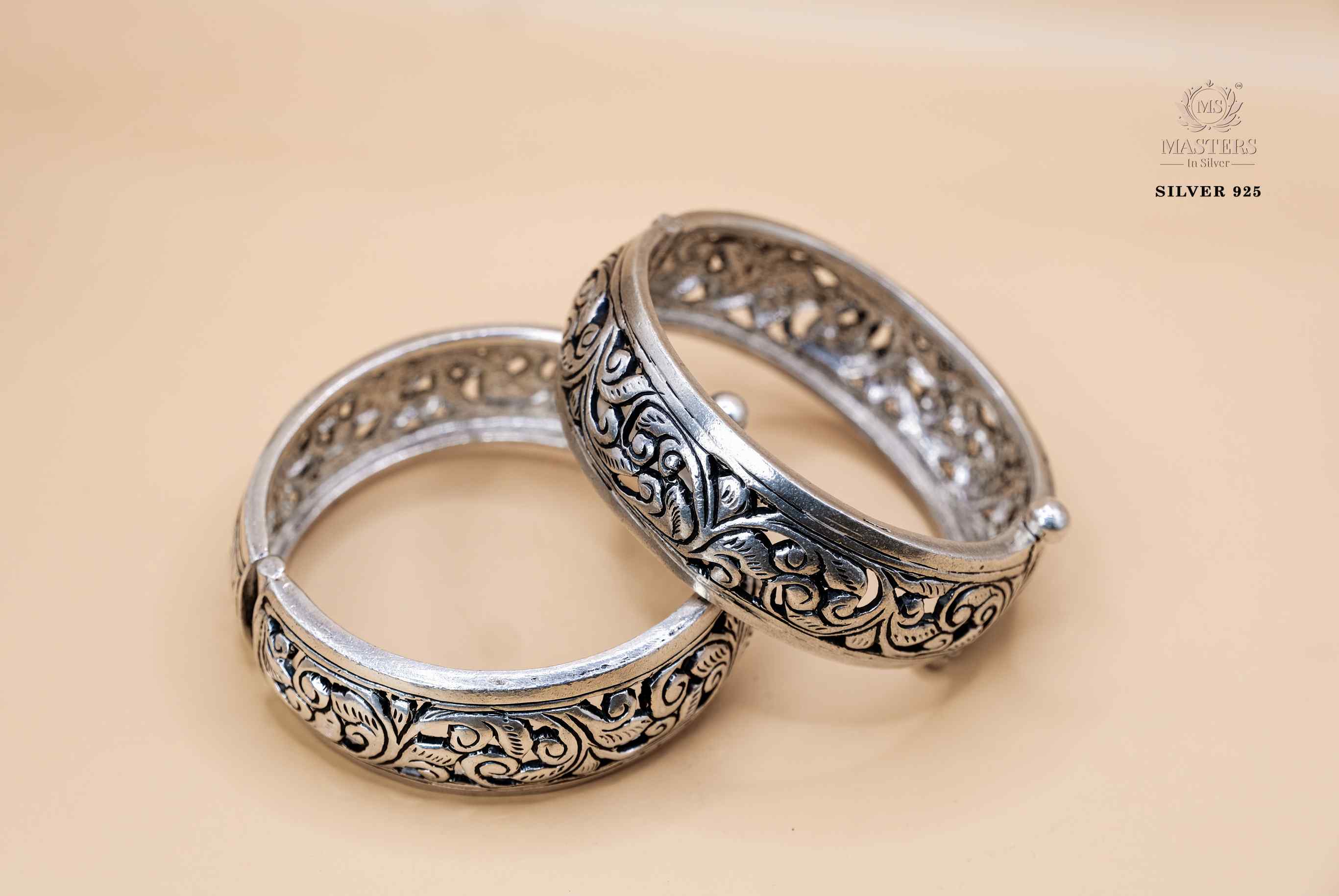 PREMIUM OXIDISED SILVER INDIAN STYLE ( BRACELETS - KADE )