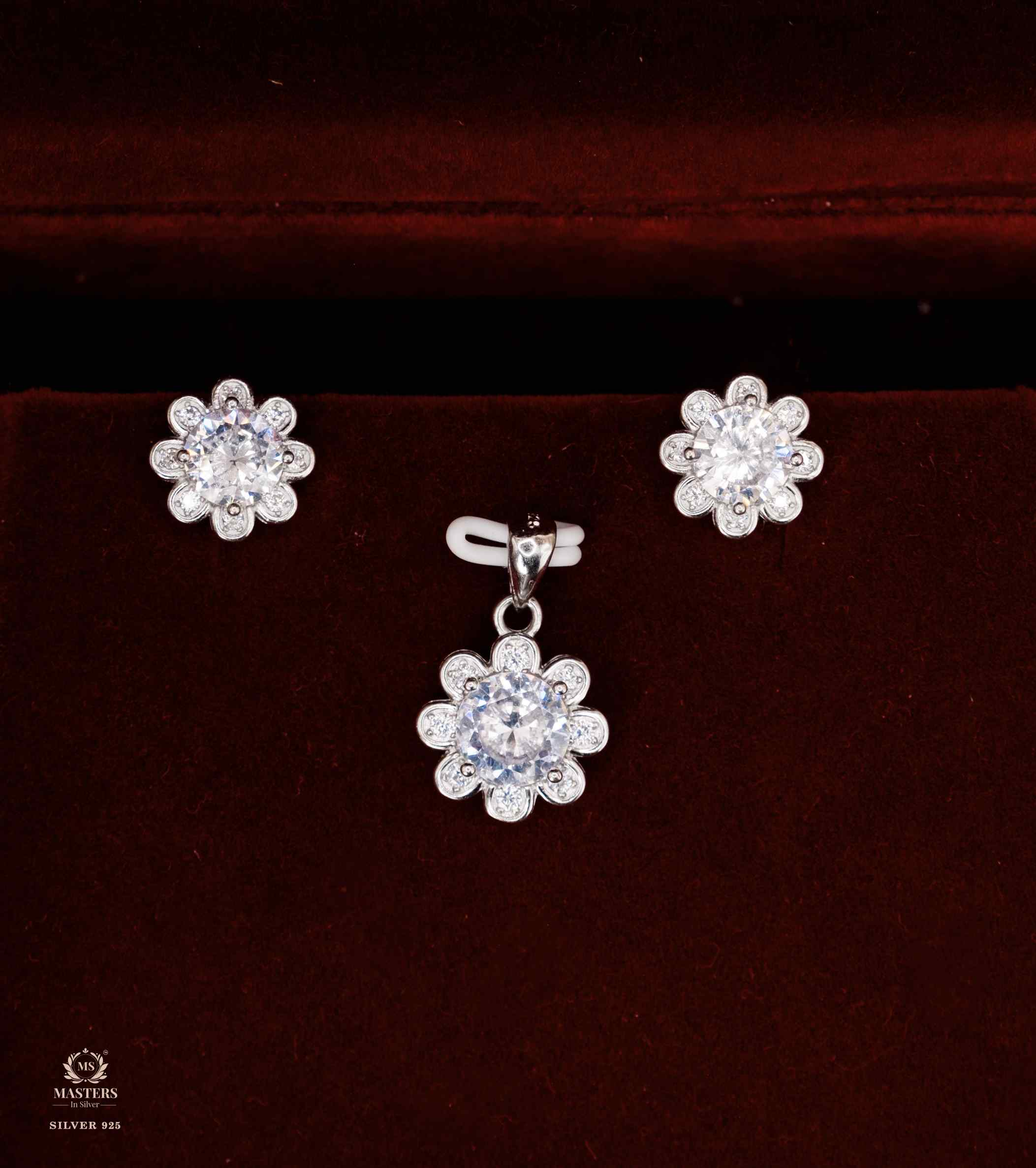 PENDANT SETS, DIAMOND LOOKS, REGULAR WEAR, ORIGINAL IMPORTED ROUND 🎁