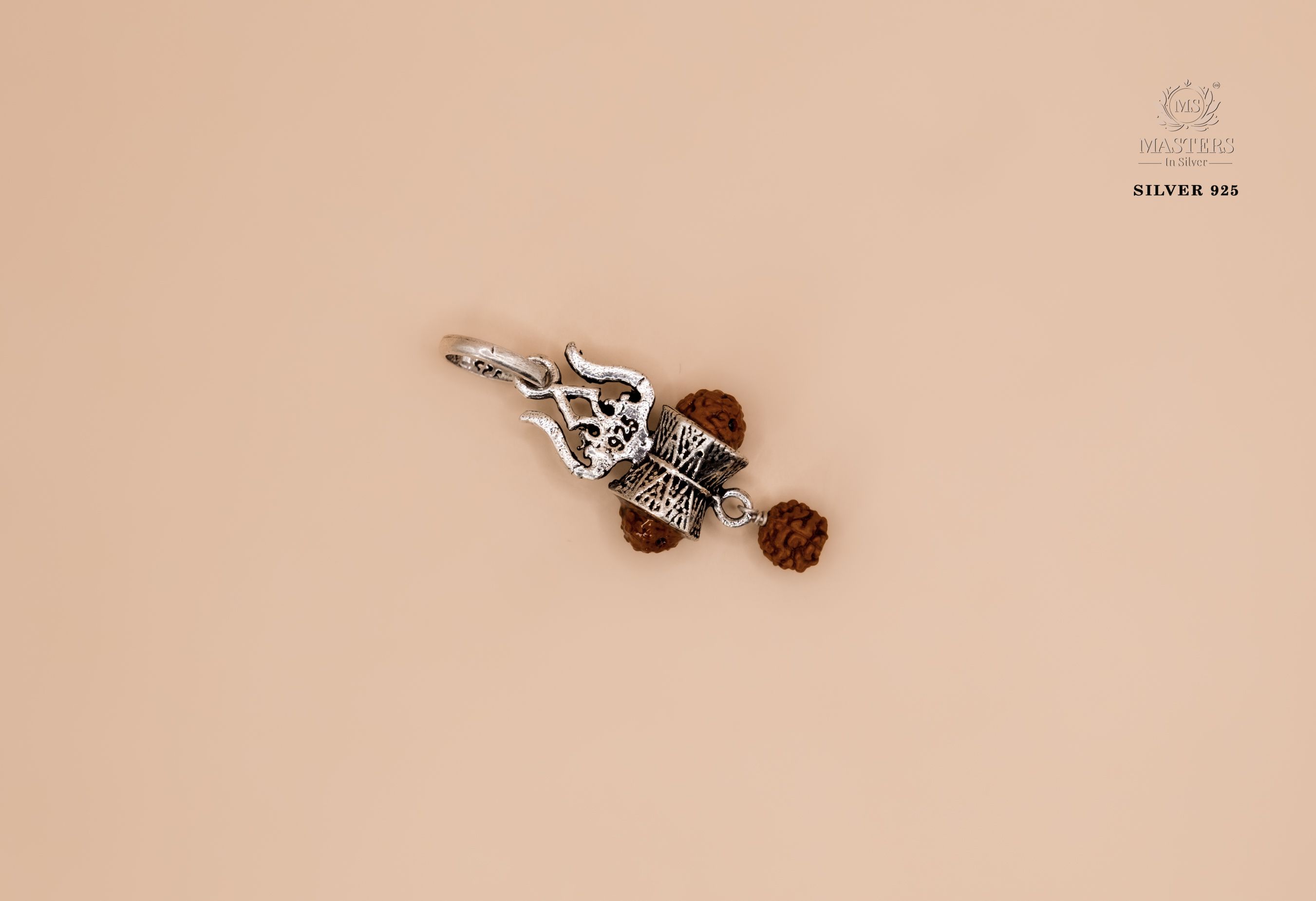 OXIDISED PENDANT IMPORTED / EXPORT QUALITY TRISHOOL DAMRU RUDRAKSH🤞