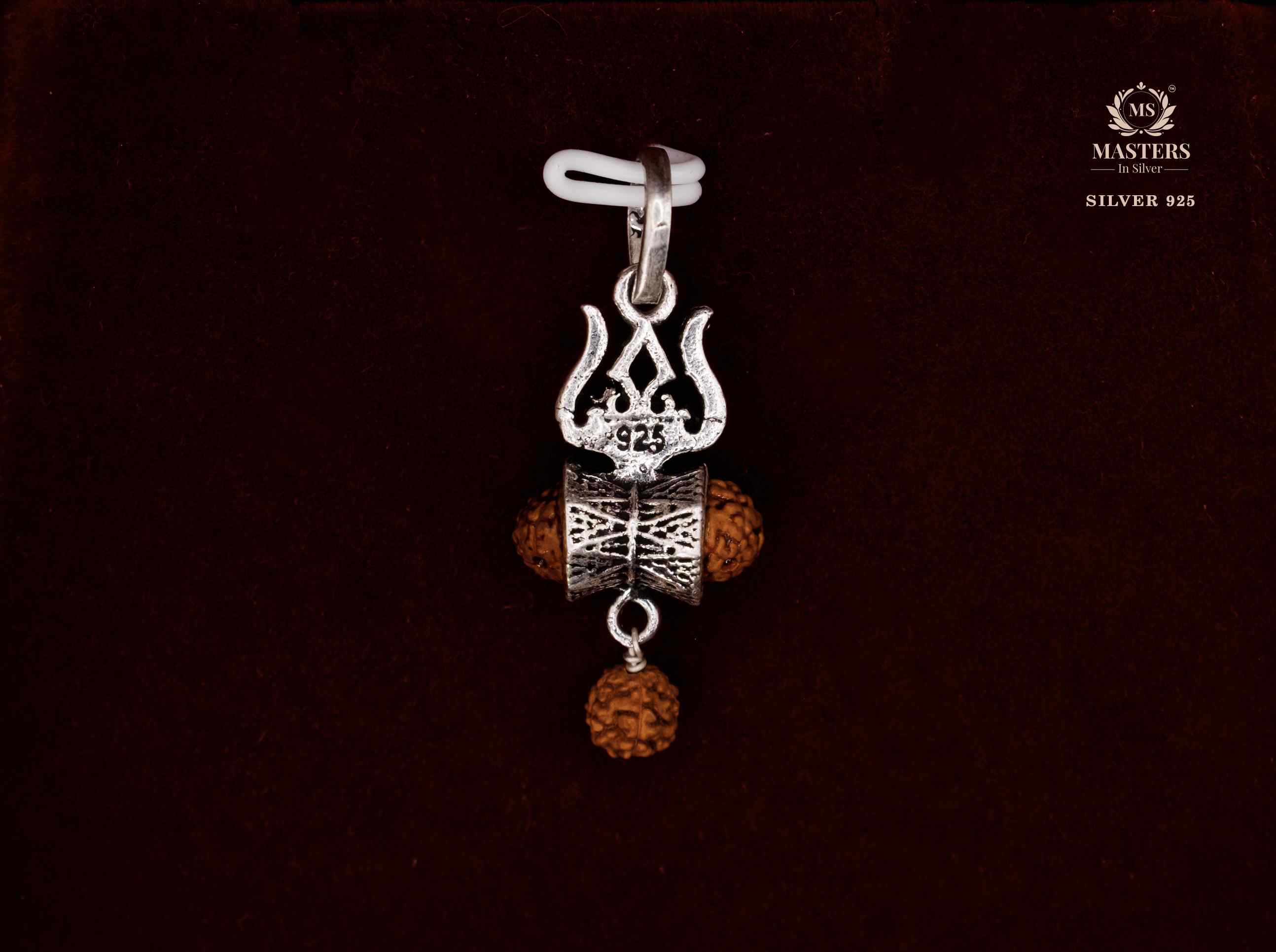 OXIDISED PENDANT IMPORTED / EXPORT QUALITY TRISHOOL DAMRU RUDRAKSH🤞