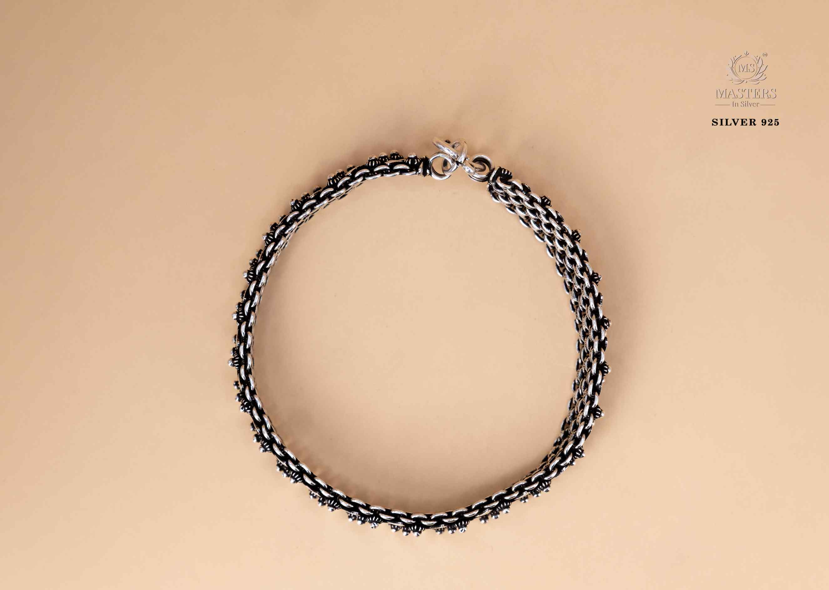 BRACELET ORIGINAL IMPORTED STERLING SILVER oxidised