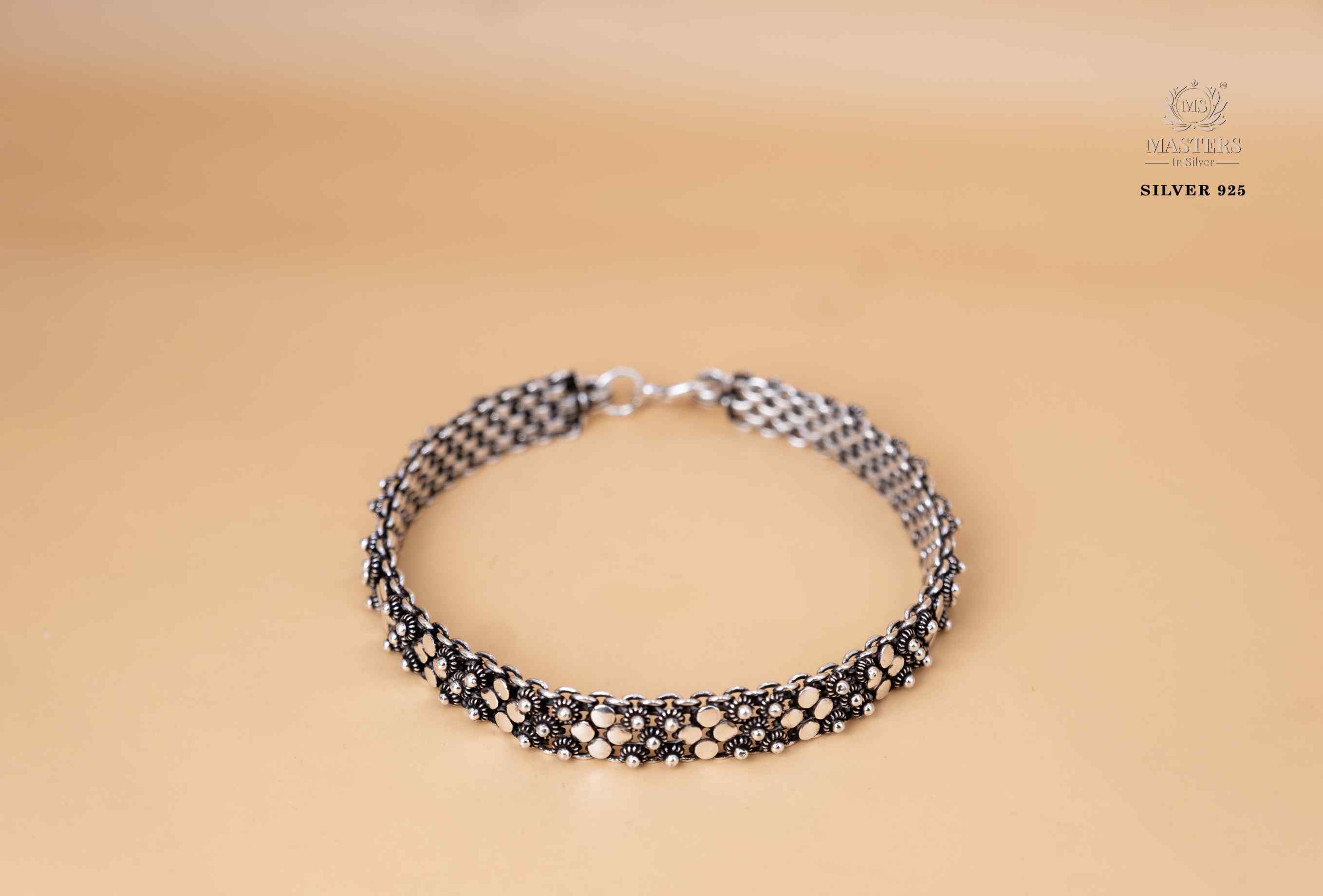 BRACELET ORIGINAL IMPORTED STERLING SILVER oxidised