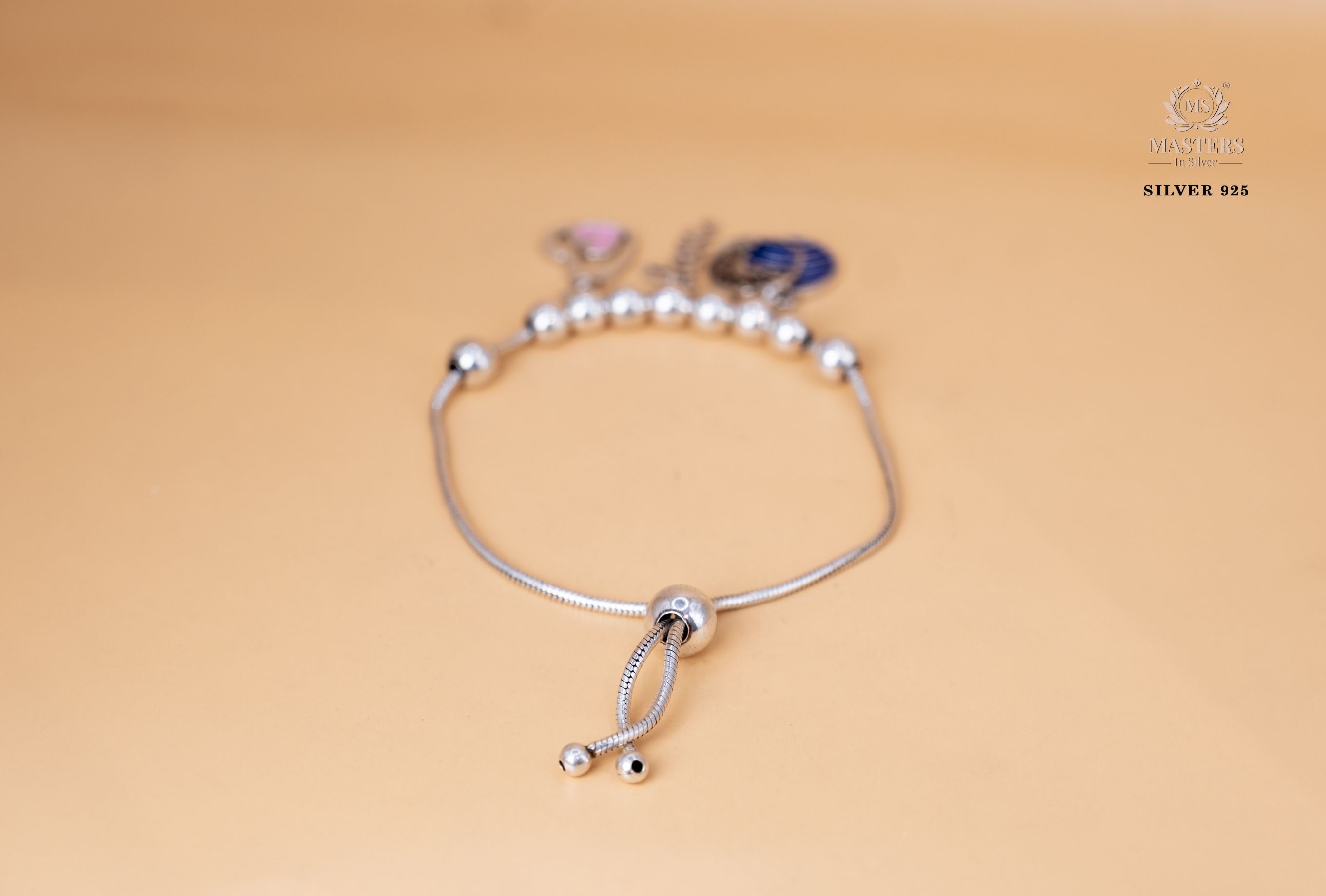 ORIGINAL IMPORTED BRACELET OXIDISED PANDORA ADJUSTABLE