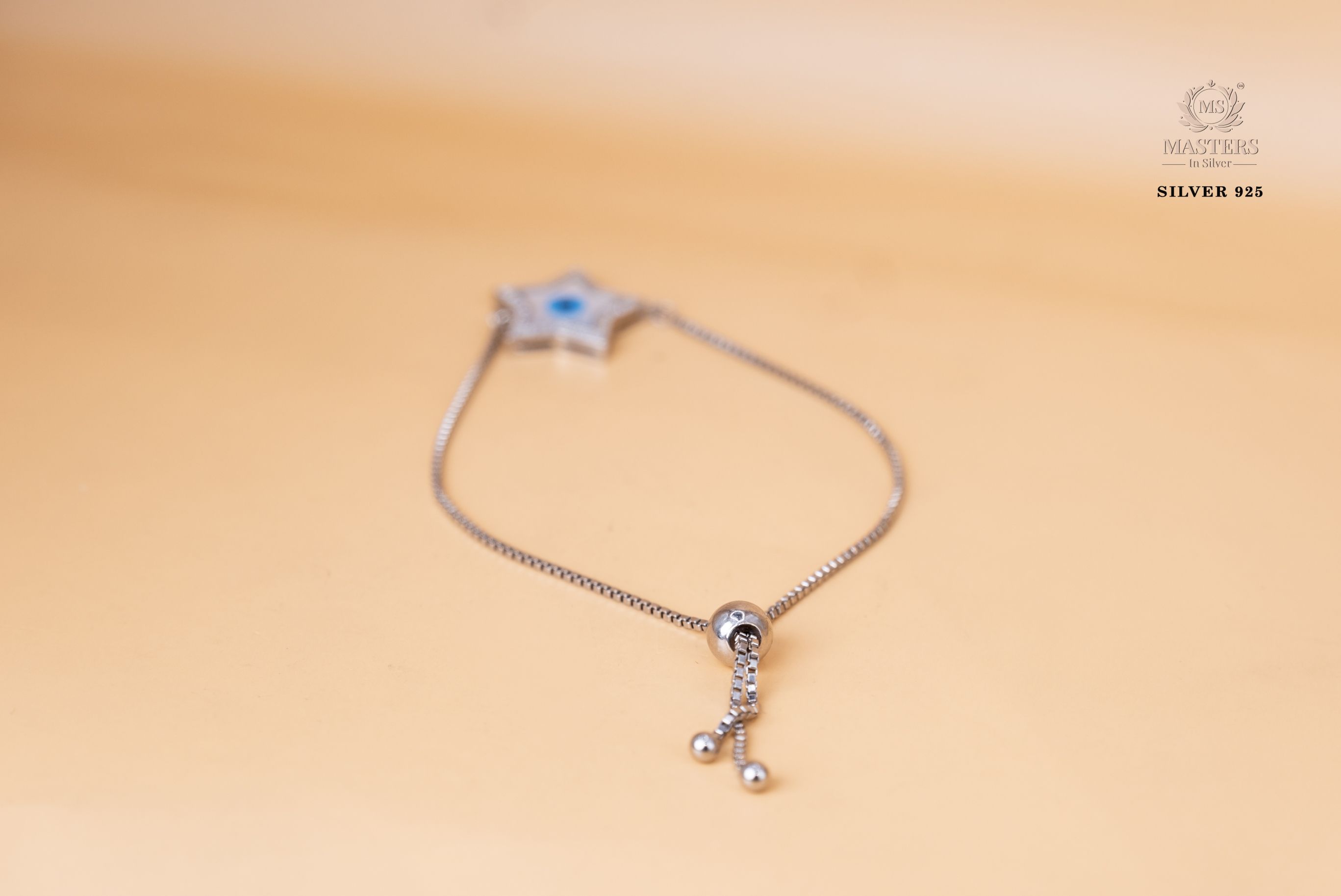 EVIL EYE STAR MOP ORIGINAL IMPORTED ADJUSTABLE BRACELET