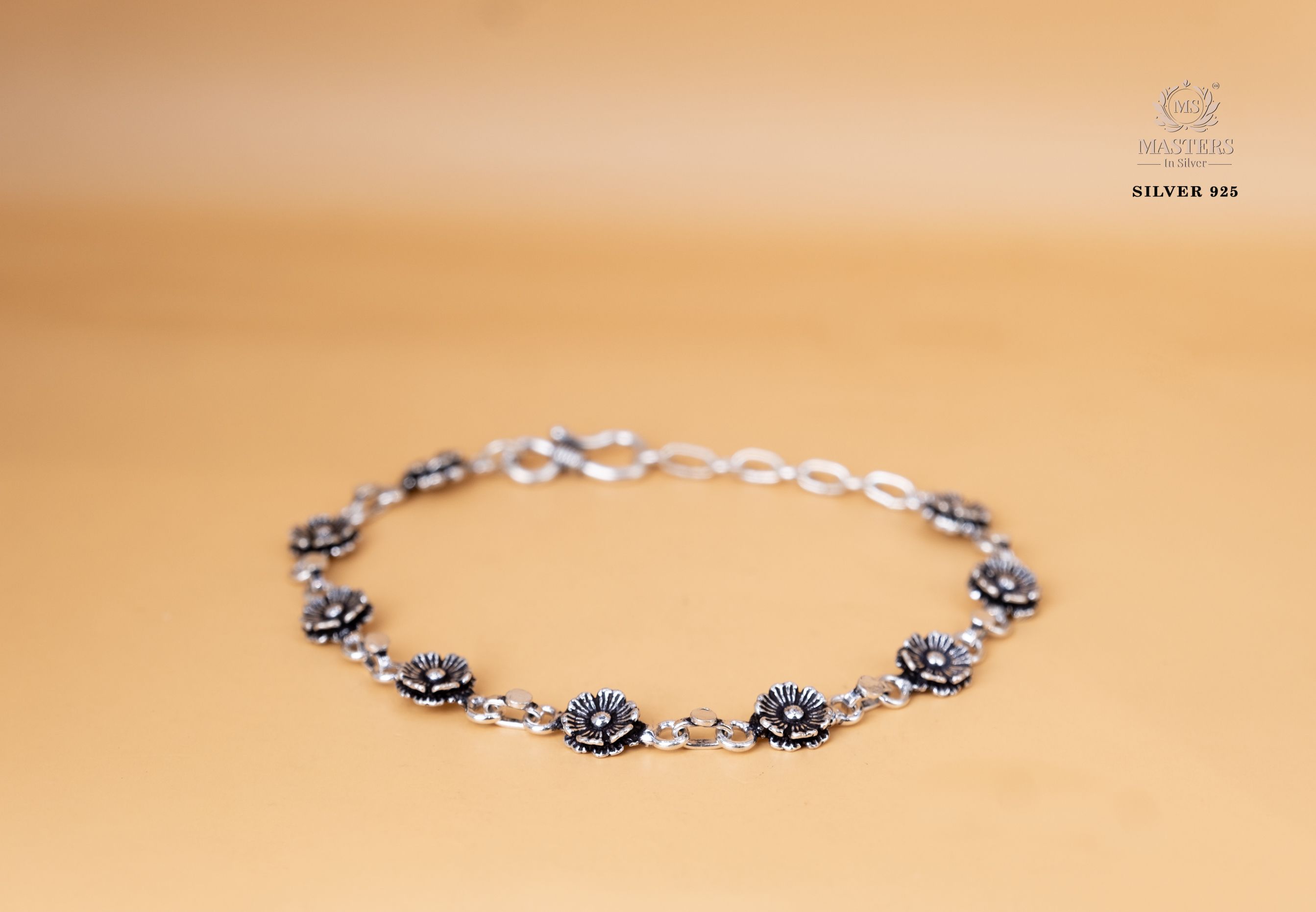 ORIGINAL EXPORT QUALITY OXIDISED  FLORAL BRACELETS