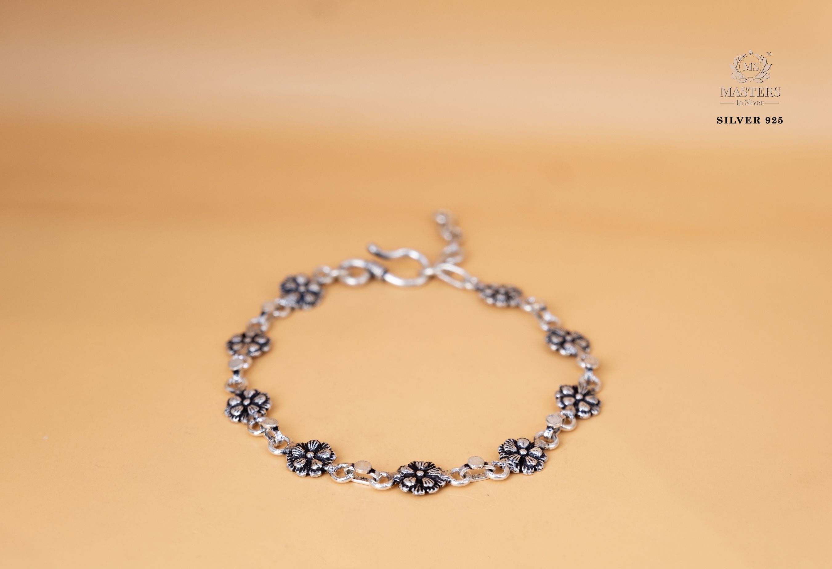 ORIGINAL EXPORT QUALITY OXIDISED  FLORAL BRACELETS