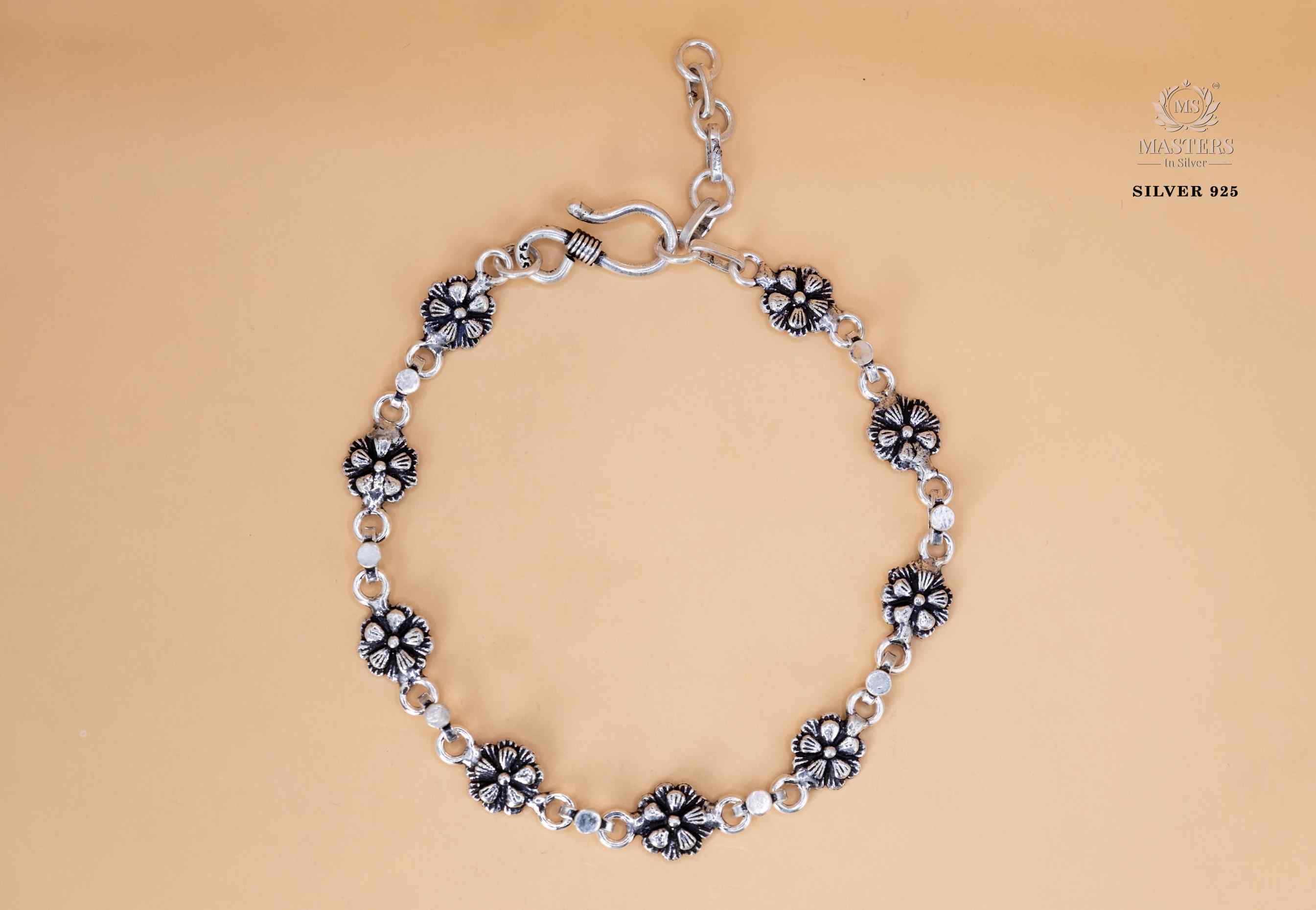 ORIGINAL EXPORT QUALITY OXIDISED  FLORAL BRACELETS