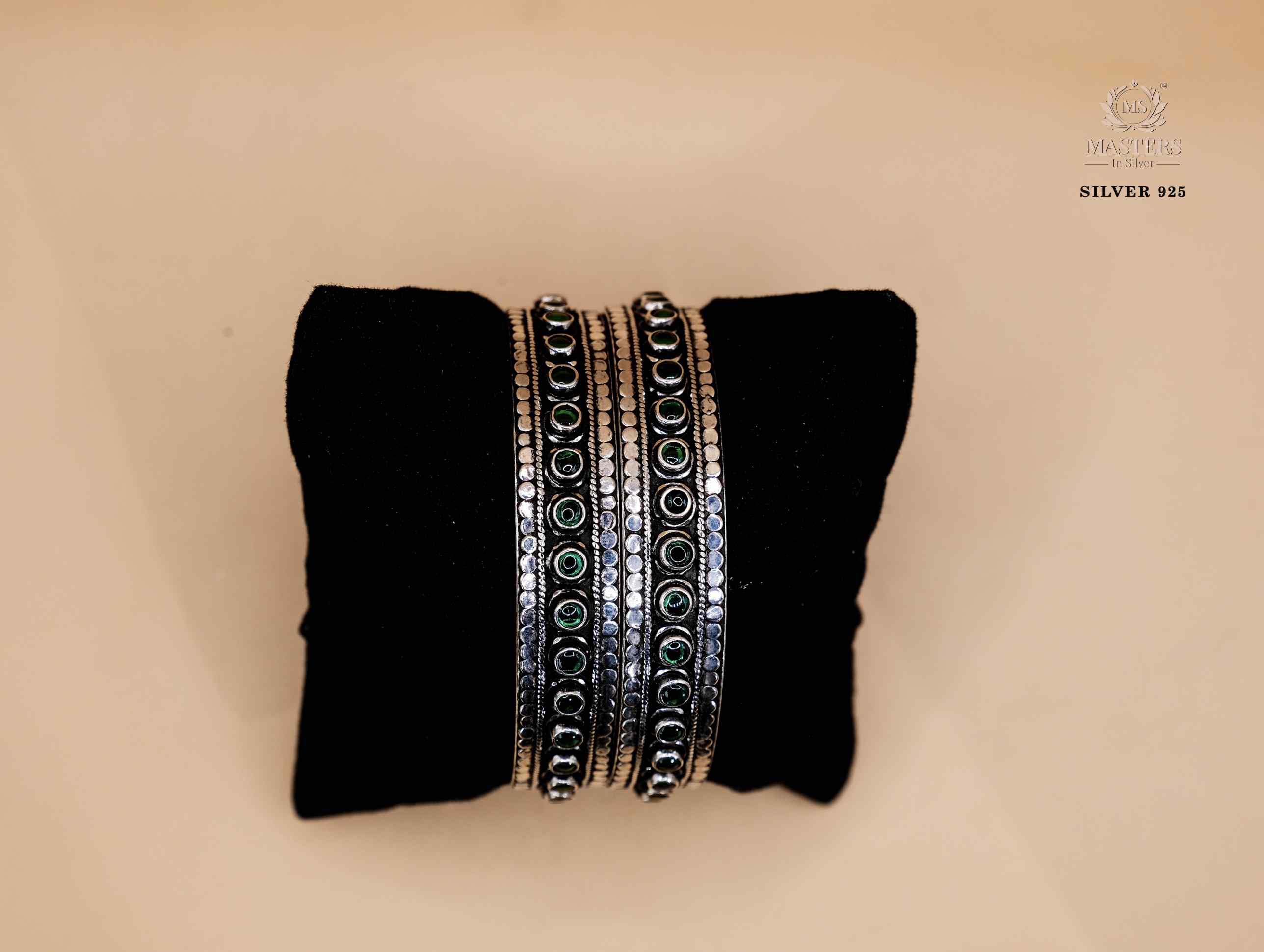 PREMIUM OXIDISED CUT STONES INDIAN STYLE ( BRACELETS - KADE_2pcs. )