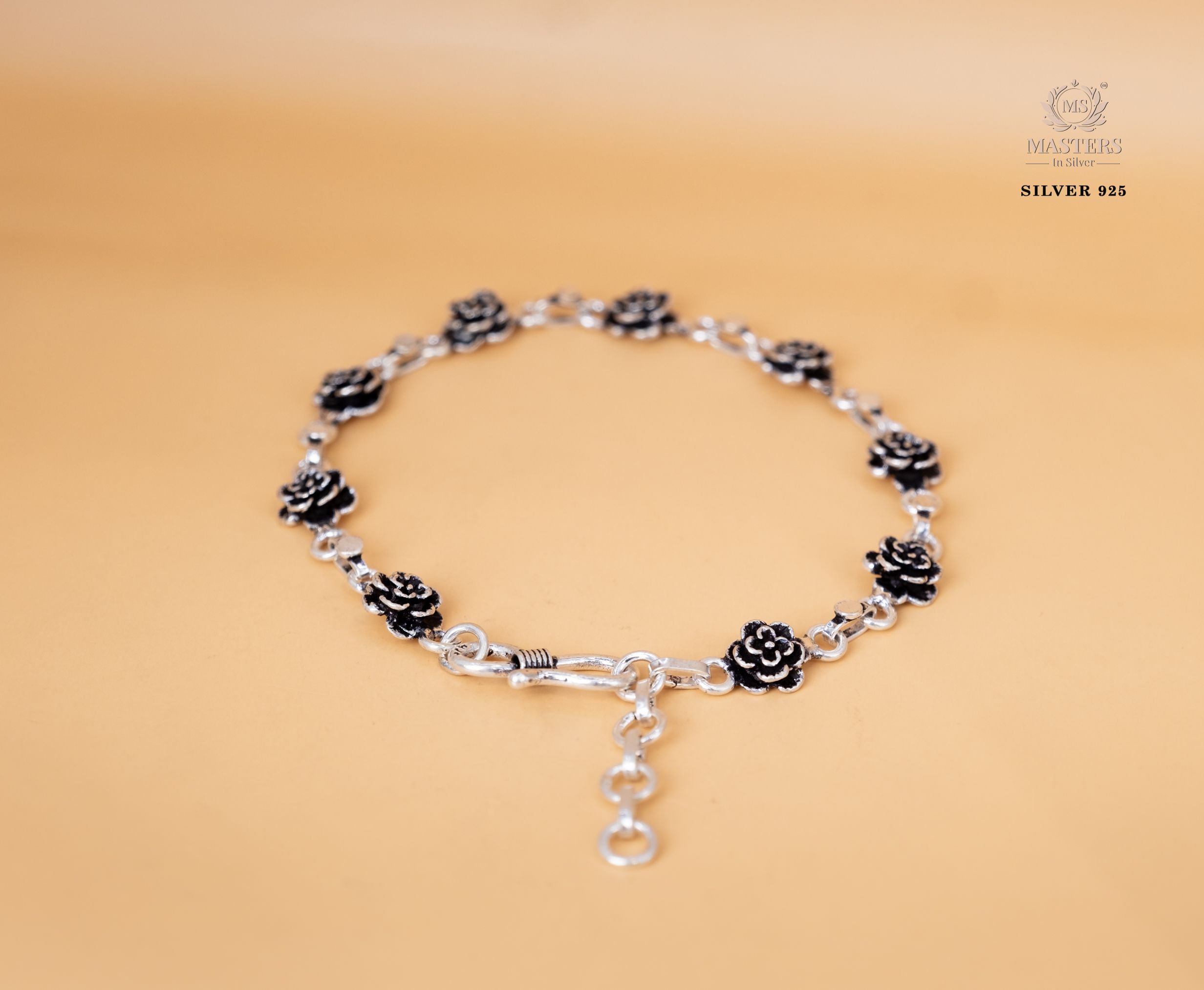 ORIGINAL EXPORT QUALITY OXIDISED  FLORAL BRACELETS