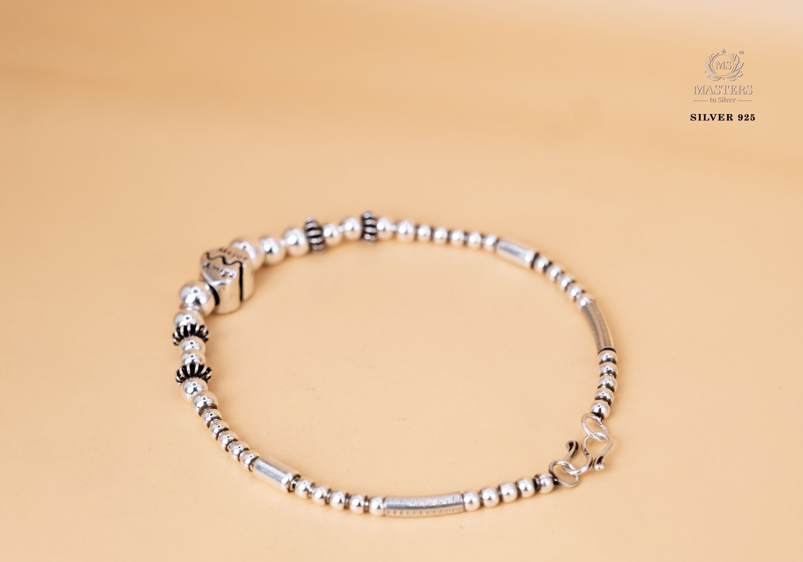 ORIGINAL EXPORT QUALITY OXIDISED HEART BRACELET