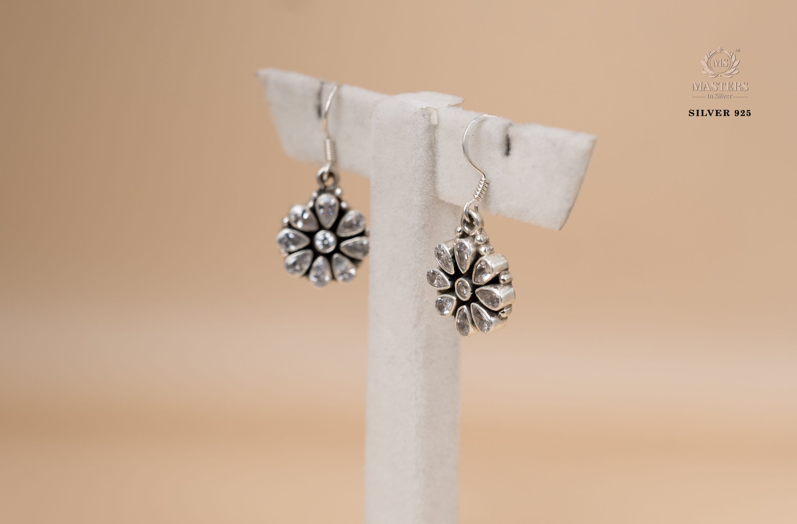EARRINGS HOOK TYPE OXIDISED