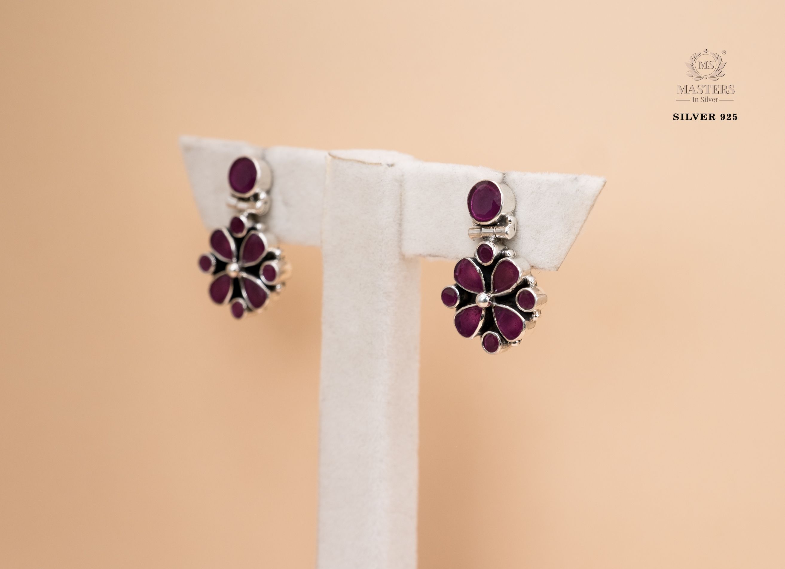 EARRINGS HOOK TYPE OXIDISED