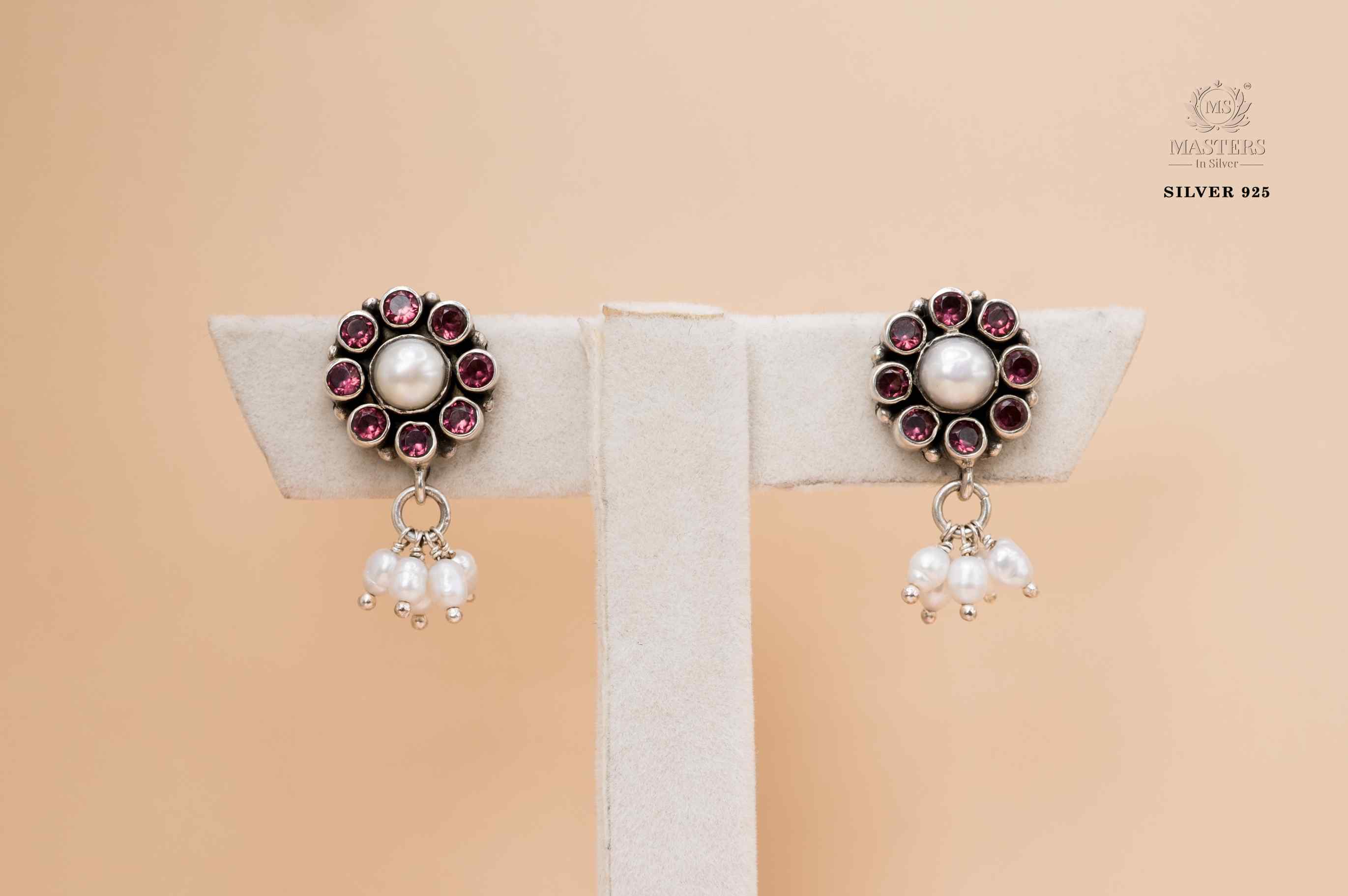 EARRINGS TOPS TYPE OXIDISED