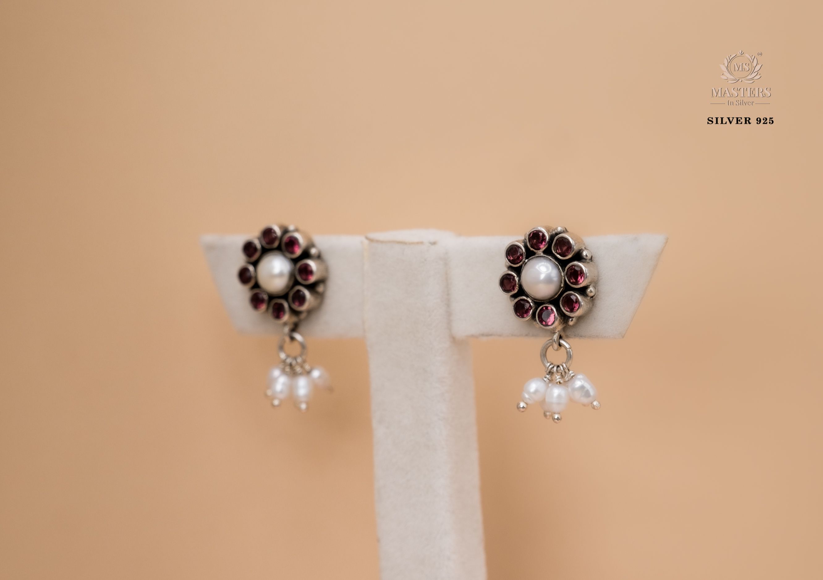 EARRINGS TOPS TYPE OXIDISED