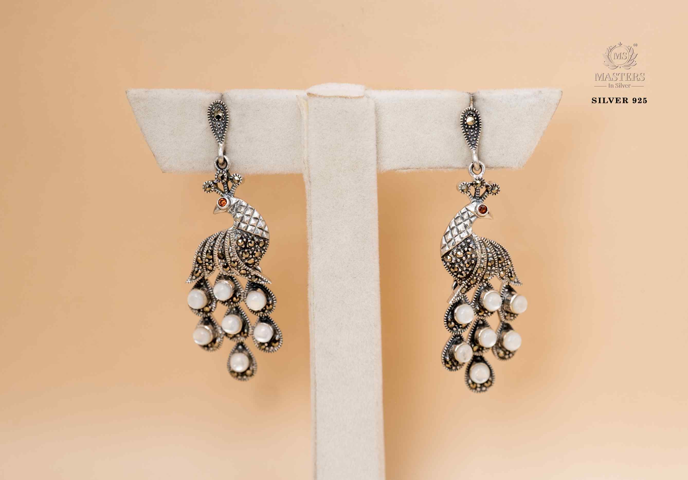 EARRINGS ORIGINAL IMPORTED MARCASITE