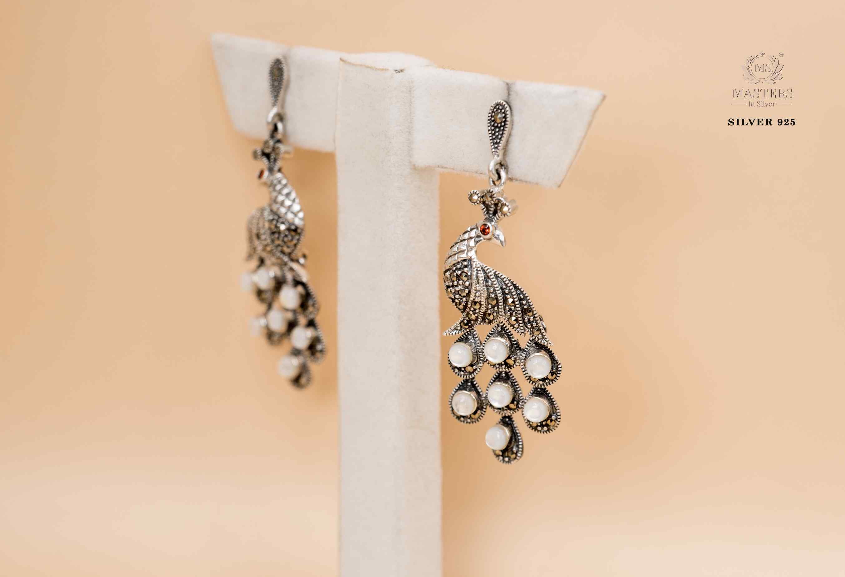EARRINGS ORIGINAL IMPORTED MARCASITE