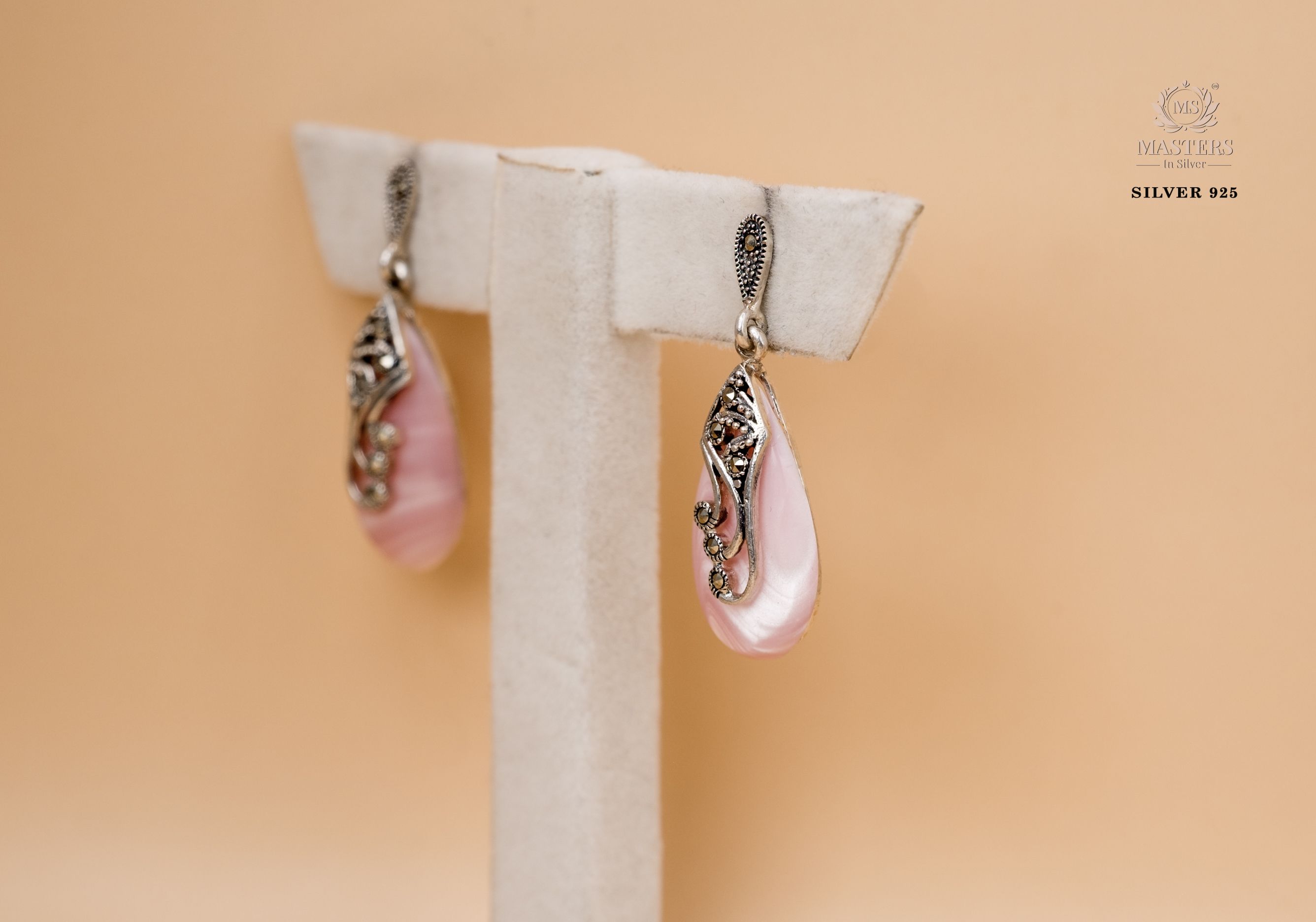 EARRINGS ORIGINAL IMPORTED MARCASITE