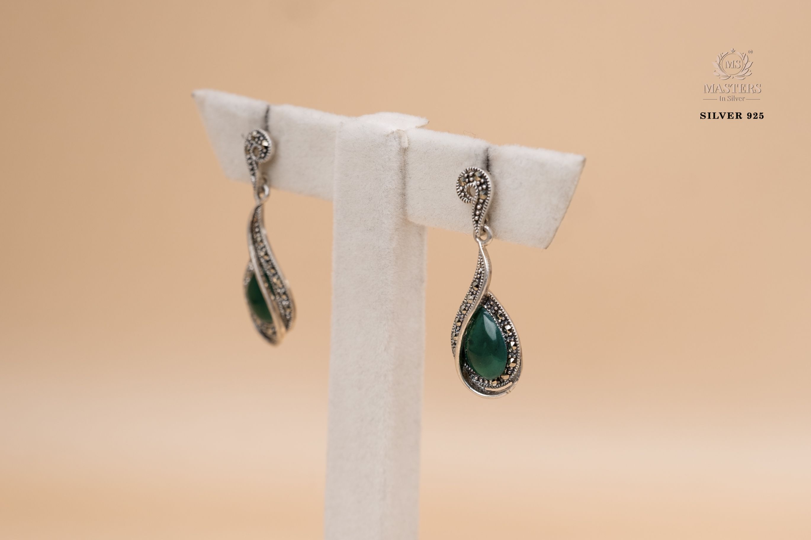 EARRINGS ORIGINAL IMPORTED MARCASITE