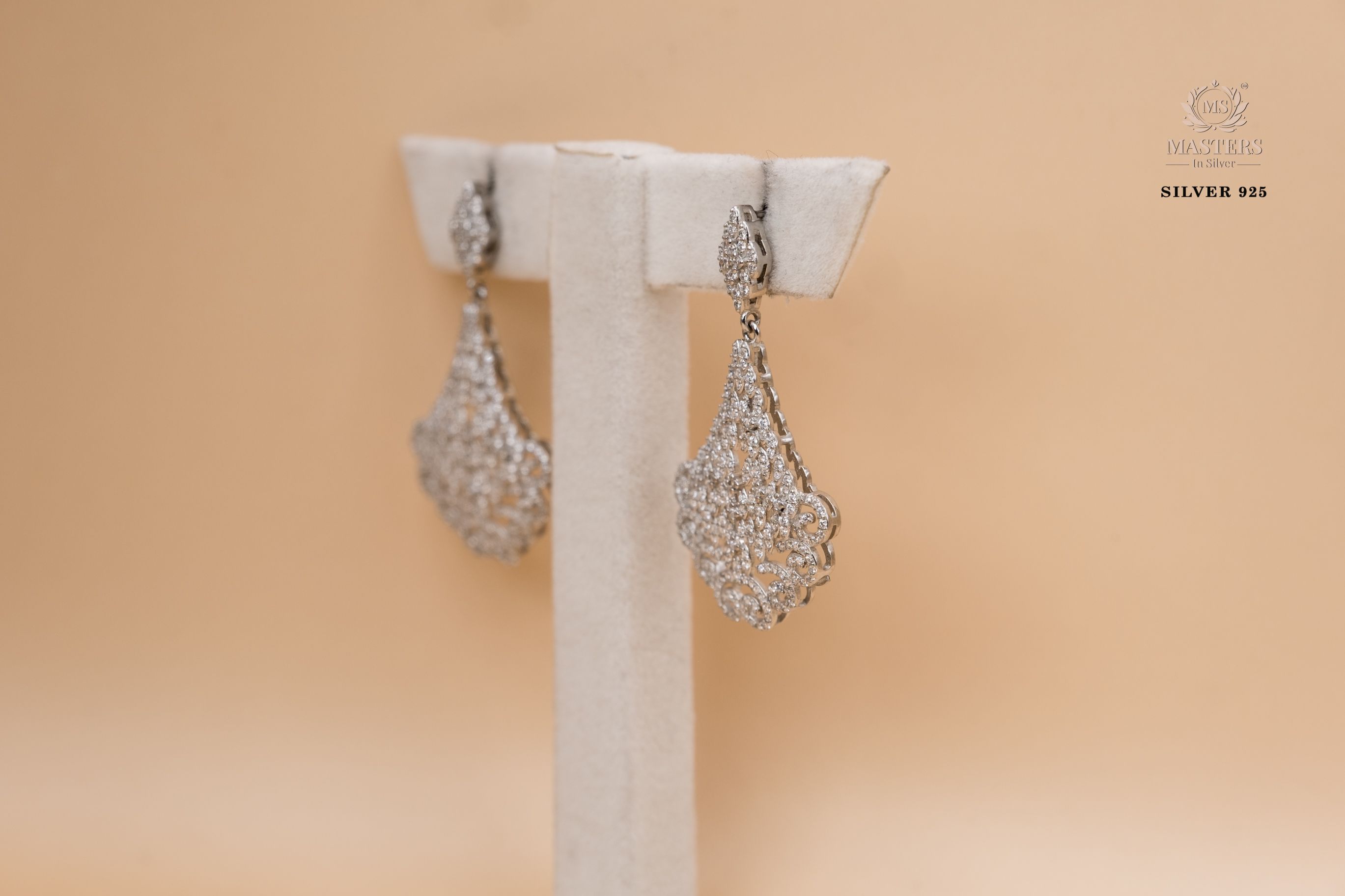 EARRINGS CUBIC ZIRCONIA  DIAMOND TYPE 🎁