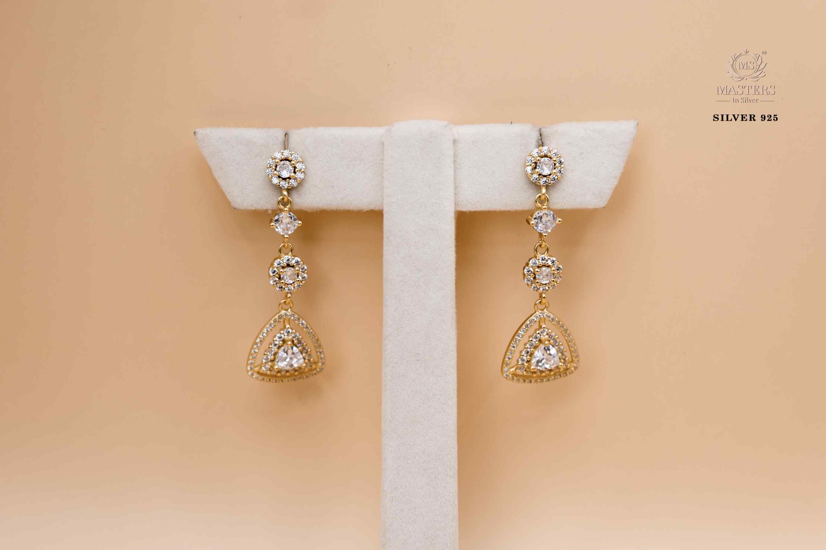 EARRINGS CUBIC ZIRCONIA DIAMOND TYPE 🎁