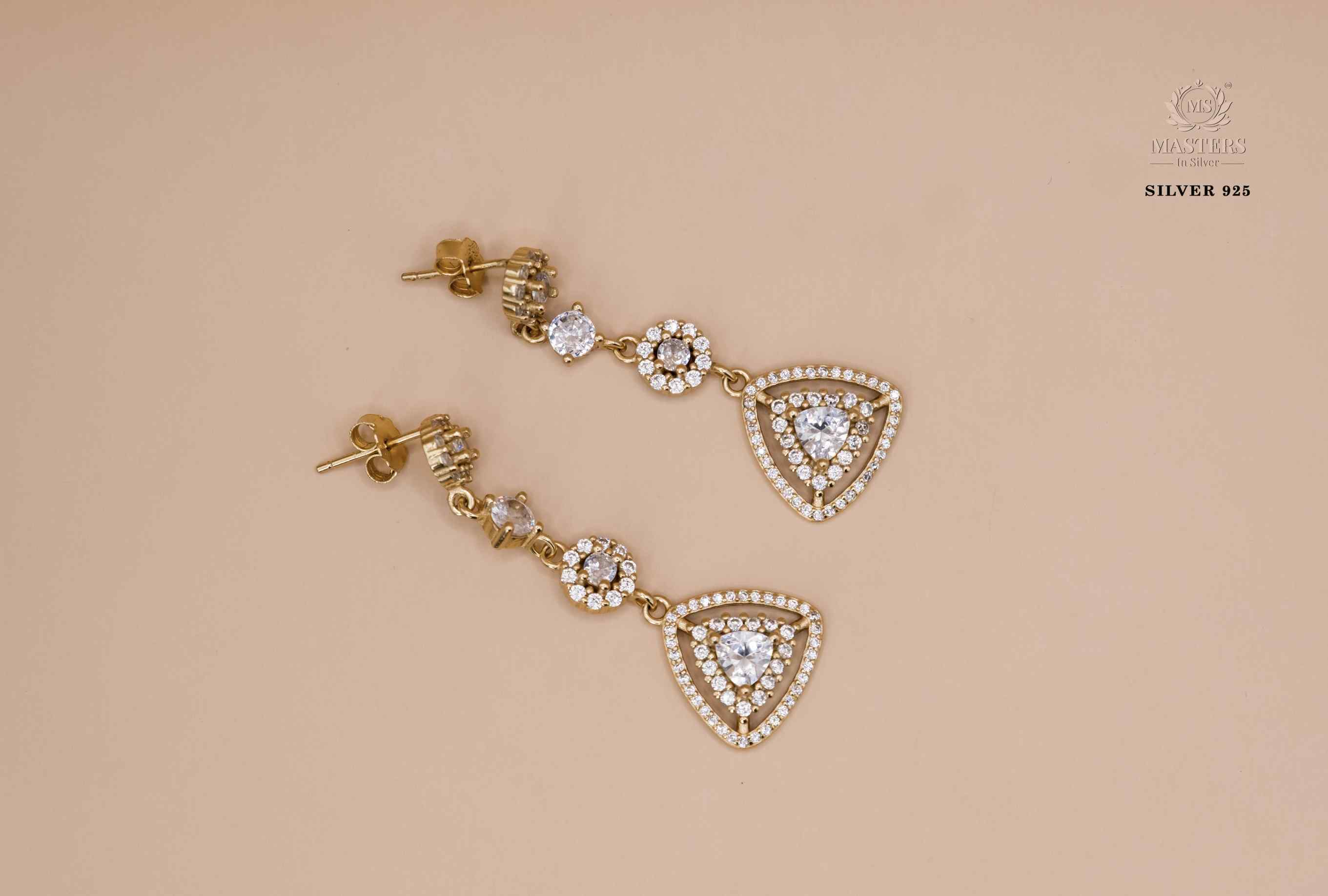 EARRINGS CUBIC ZIRCONIA DIAMOND TYPE 🎁