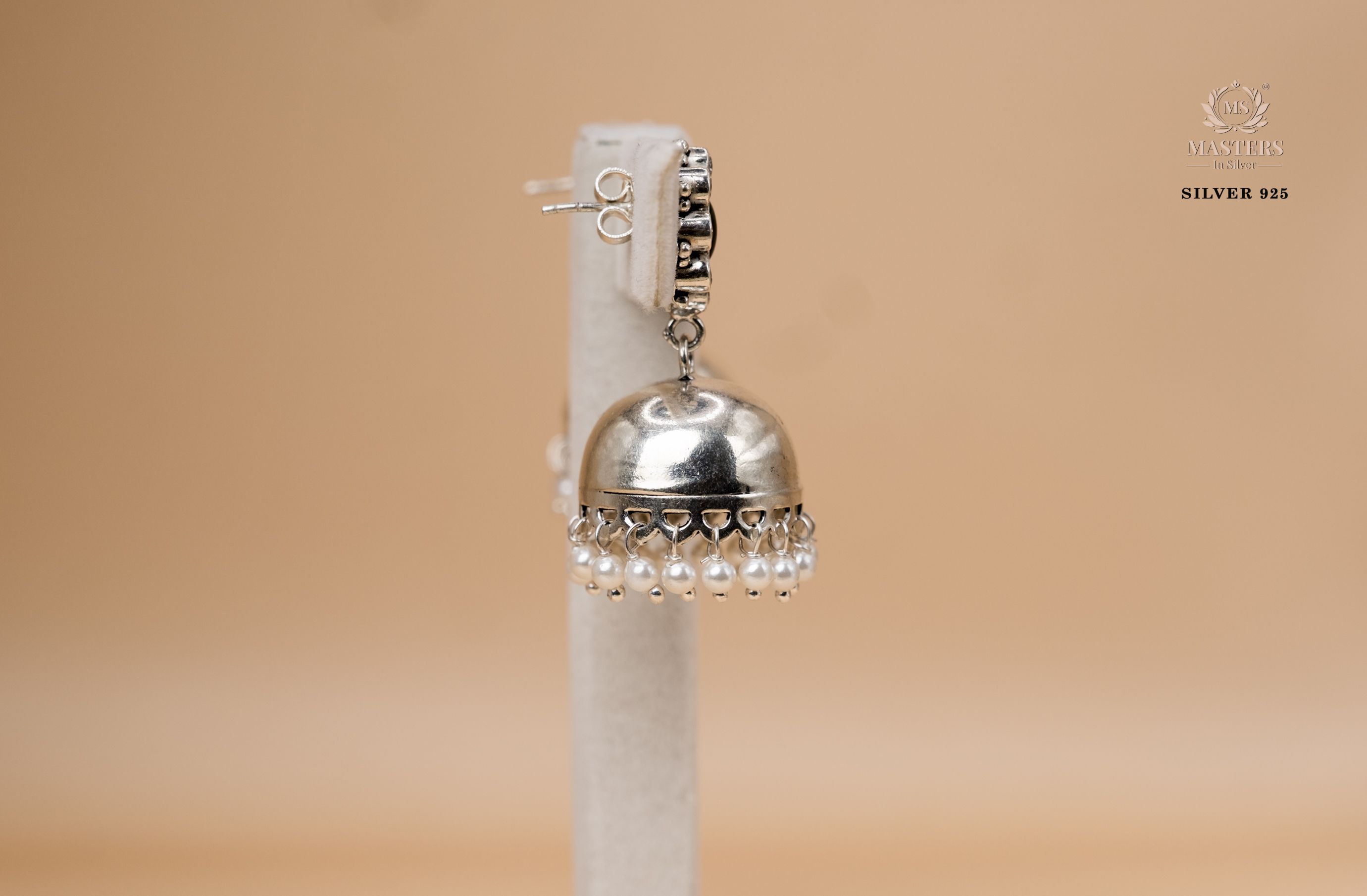 OXIDISED ORIGINAL EXPORT QUALITY JHUMKI EARRINGS