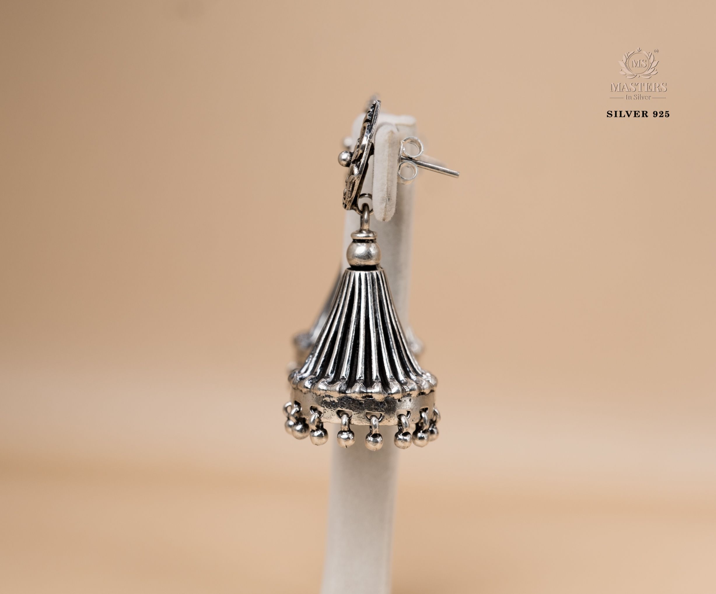 JHUMKI OXIDISED SILVER 925