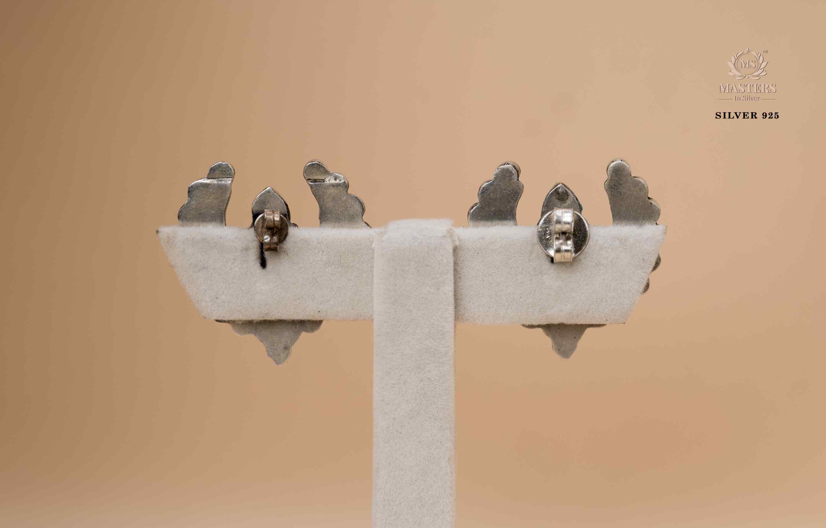 OXIDISED ORIGINAL EXPORT QUALITY JHUMKI EARRINGS