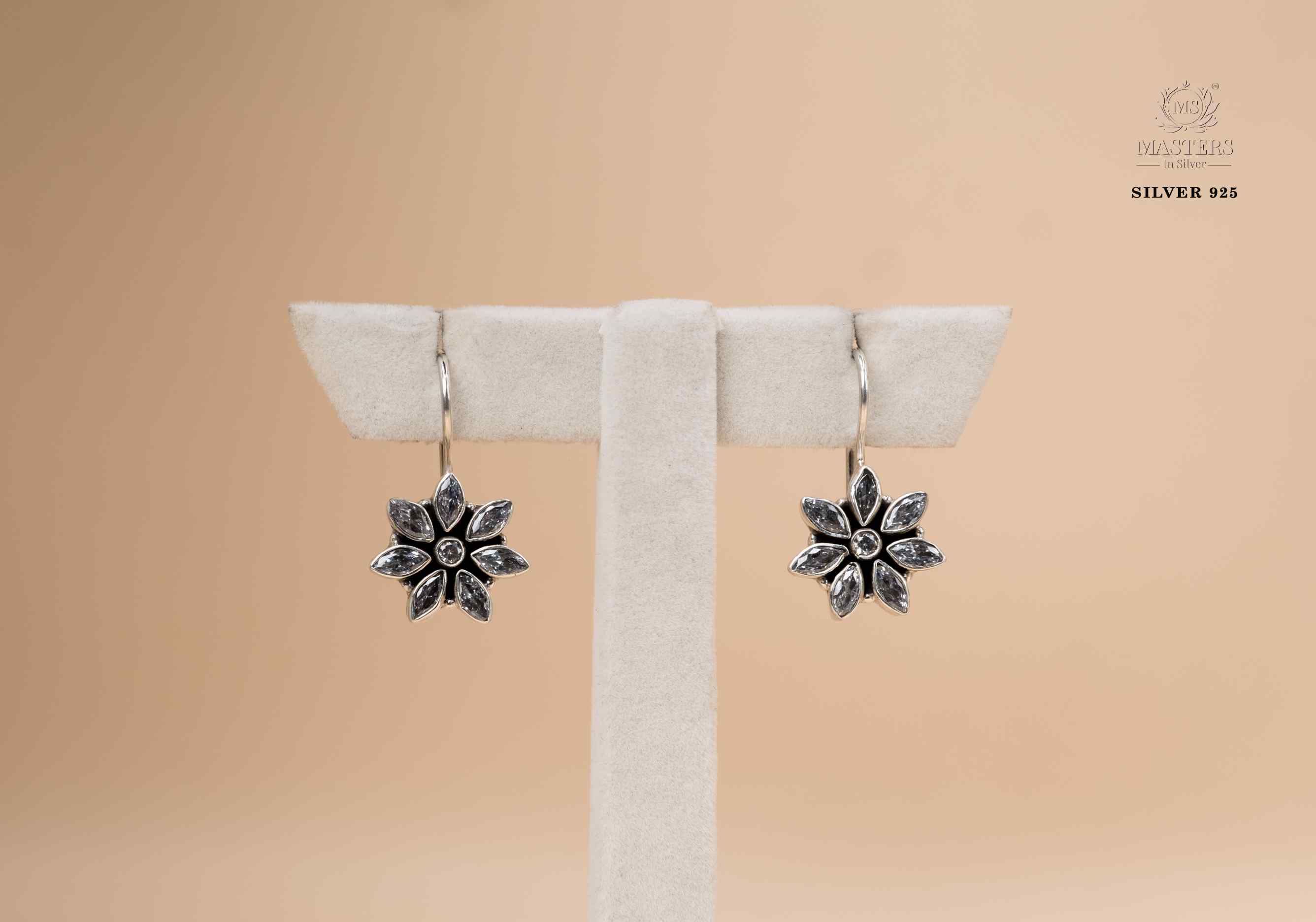 EARRINGS HOOK TYPE OXIDISED