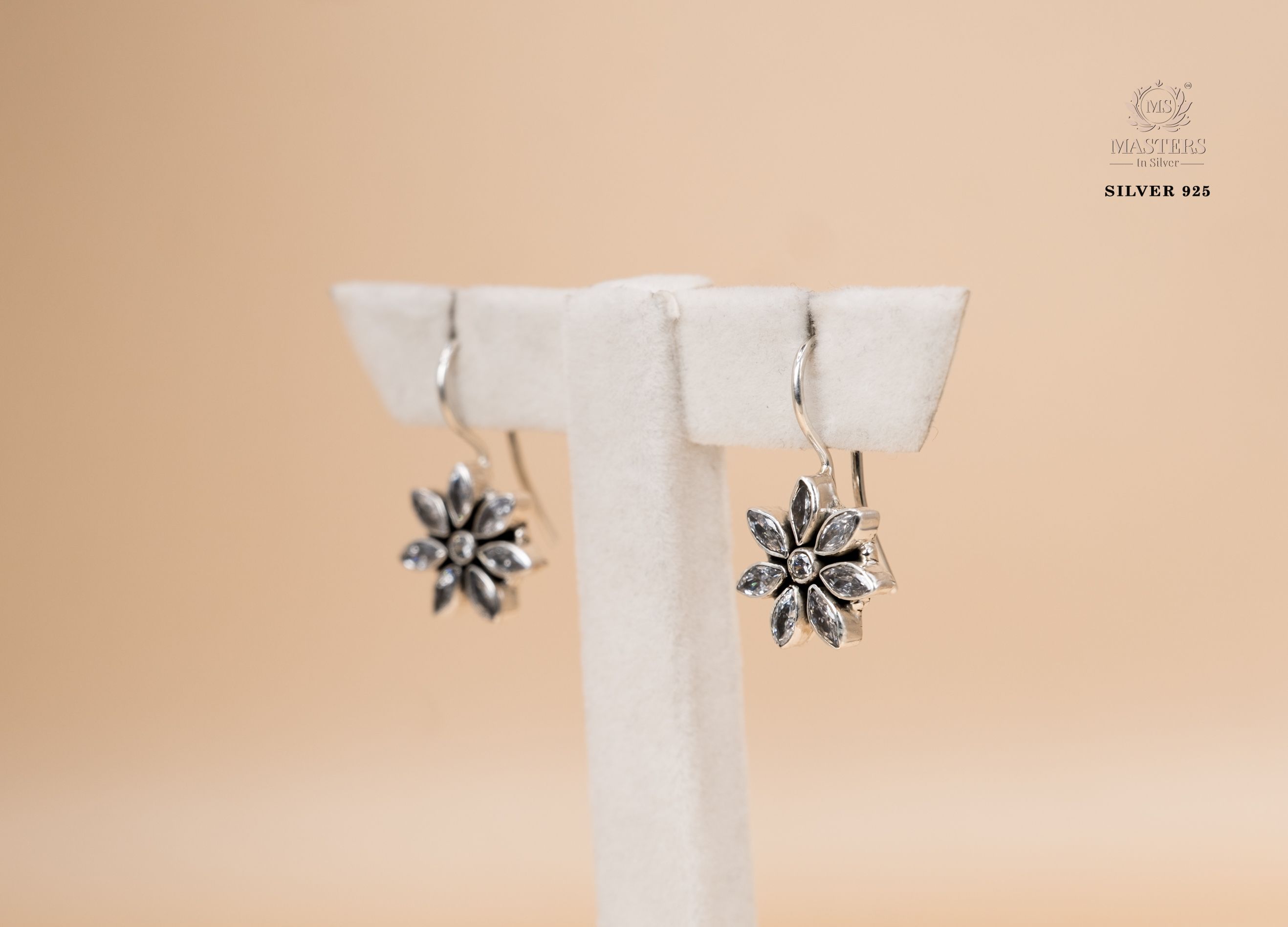 EARRINGS HOOK TYPE OXIDISED
