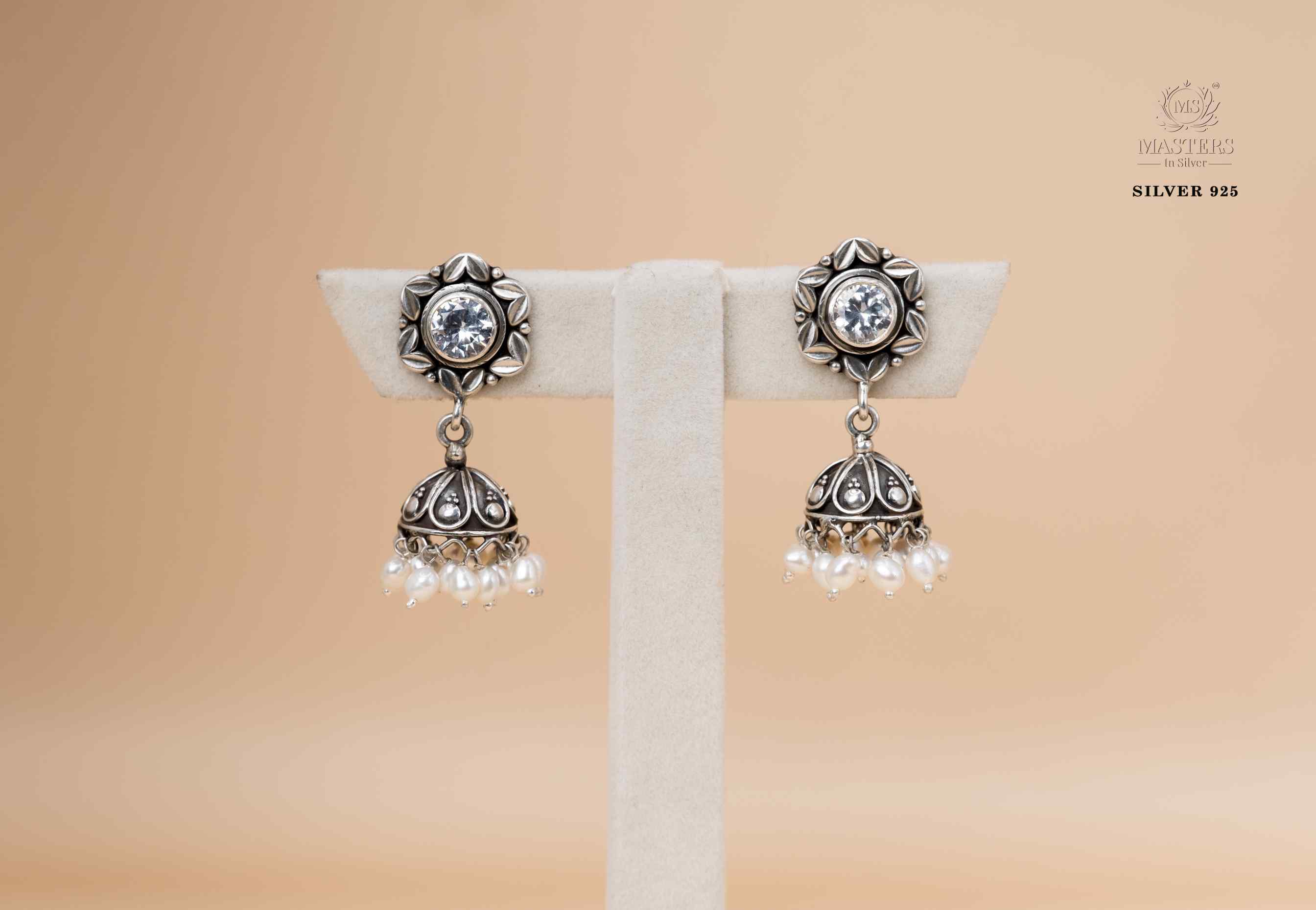 EARRINGS HOOK TYPE OXIDISED