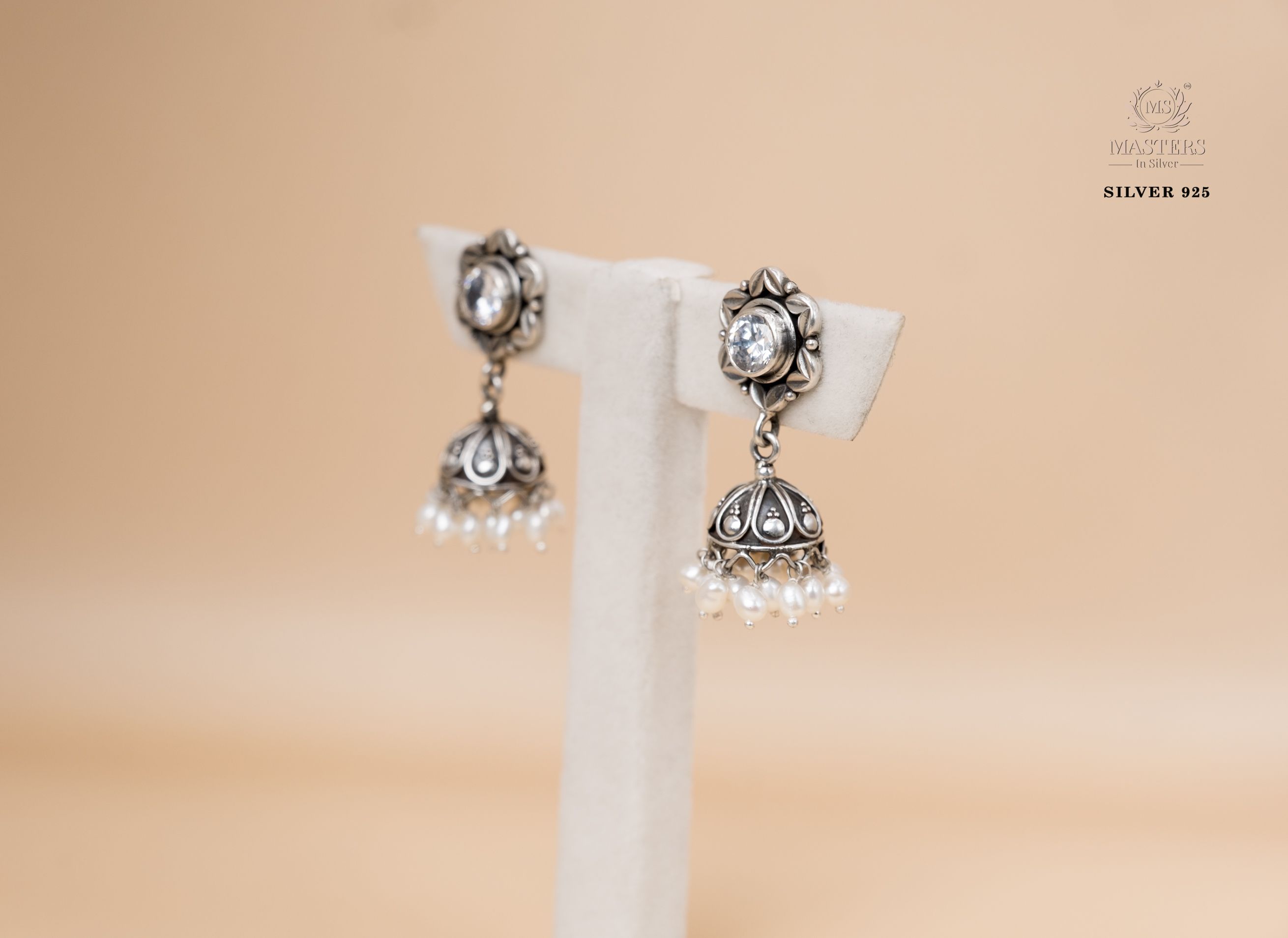 EARRINGS HOOK TYPE OXIDISED