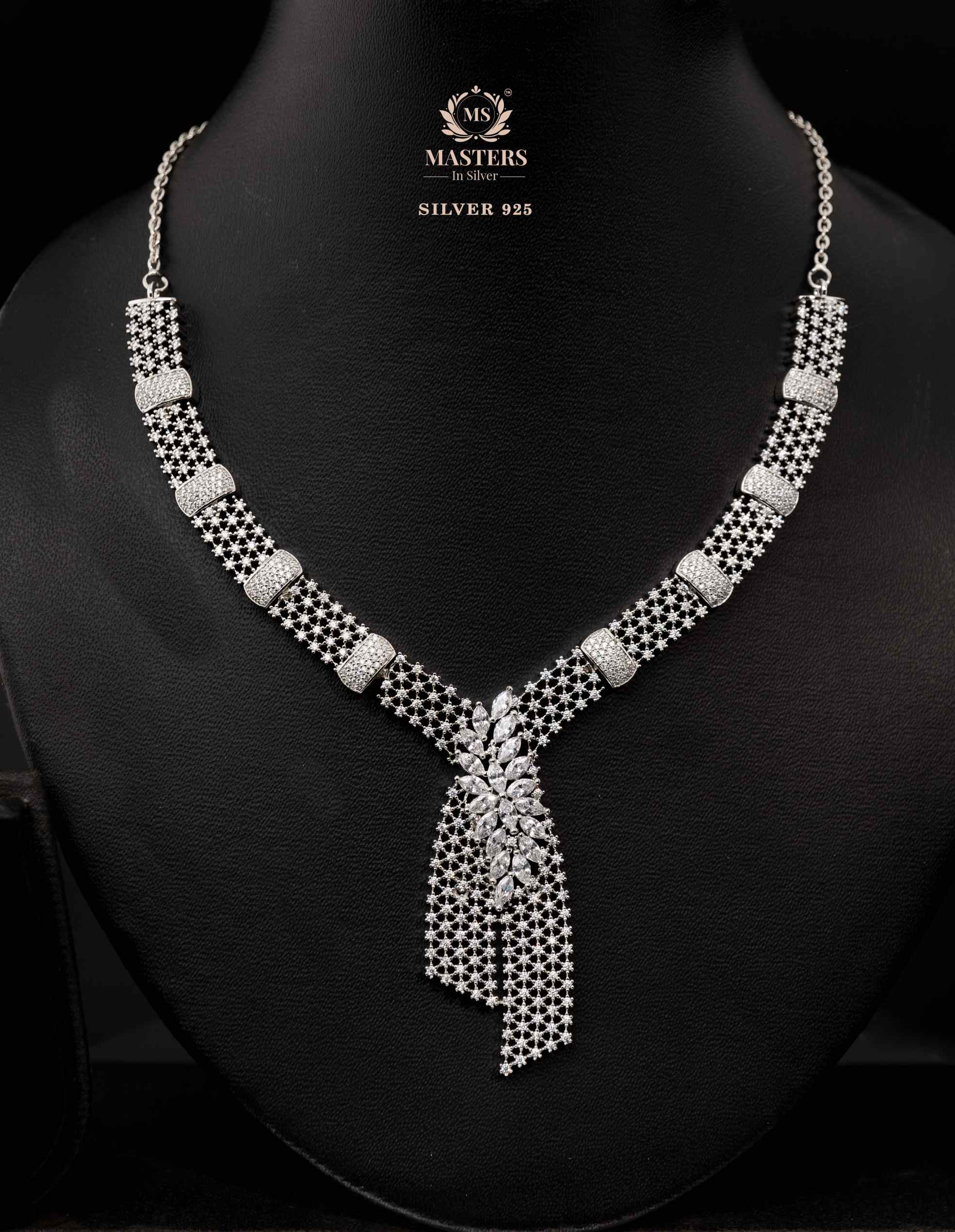 NECKLACES CUBIC ZIRCONIA ORIGINAL IMPORTED SILVER 925