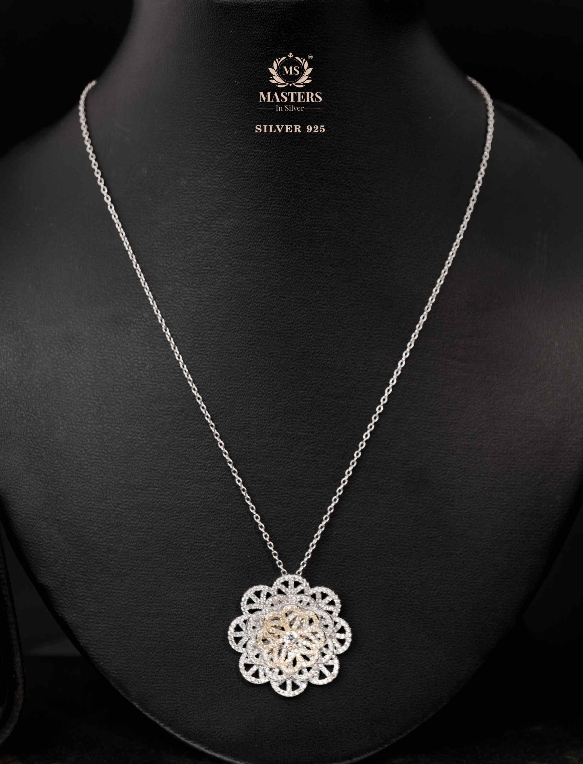 NECKLACES CUBIC ZIRCONIA ORIGINAL IMPORTED SILVER 925