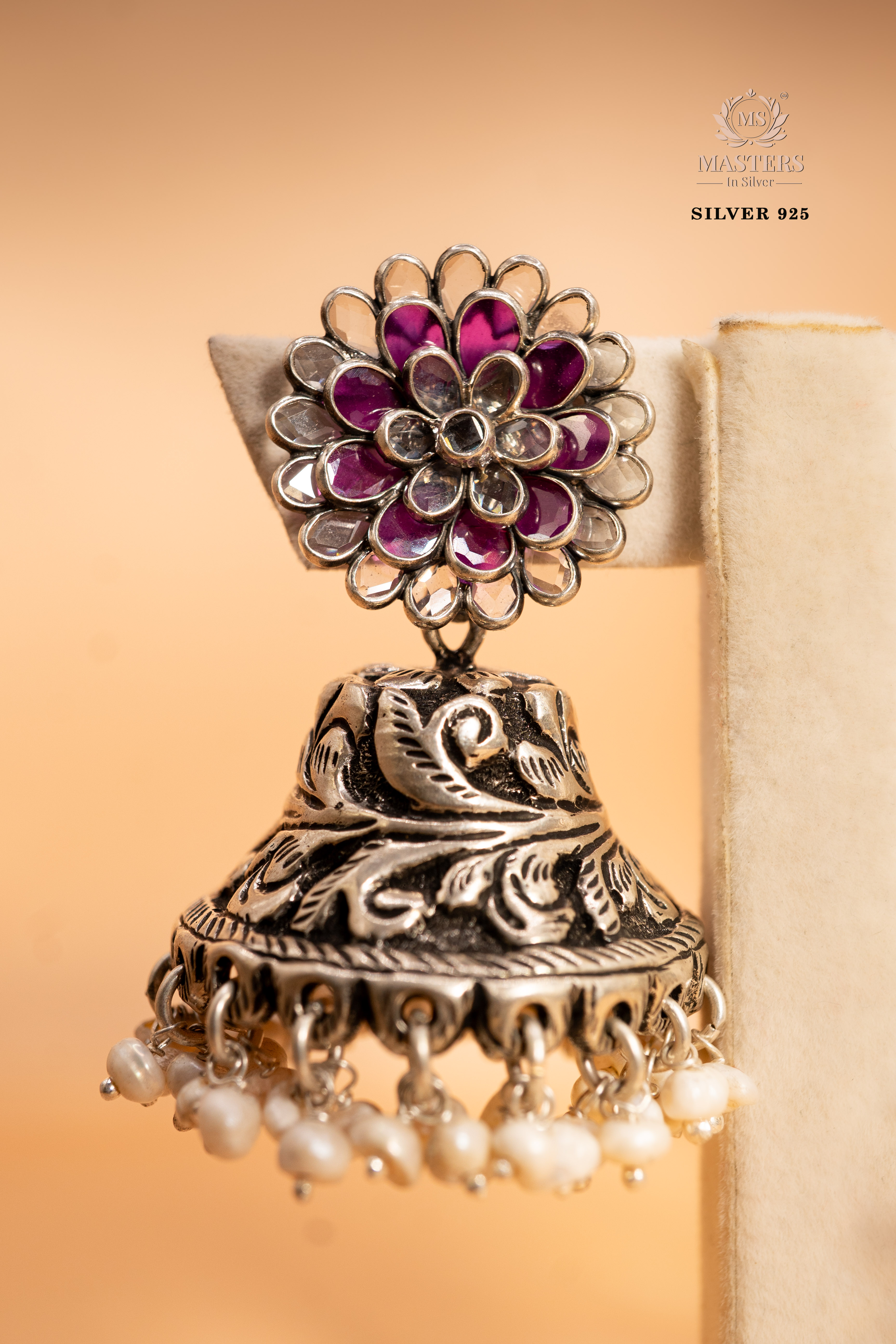 Jhumki original export quality silver 925